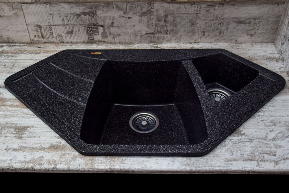 Мойка КАРАВАН Модель РУАНДА (двухчашечная) 980*500*200(130) мм МЛЕЧНЫЙ - Изображение №4