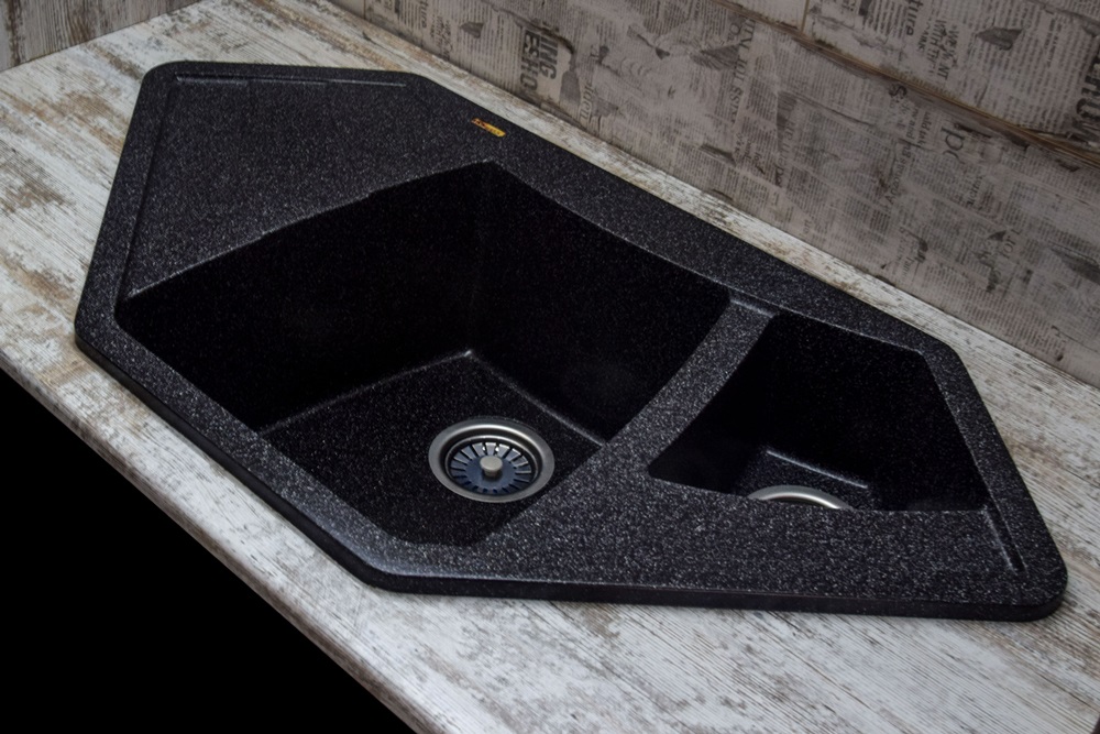 Мойка КАРАВАН Модель РУАНДА (двухчашечная) 980*500*200(130) мм МЛЕЧНЫЙ - Изображение №5