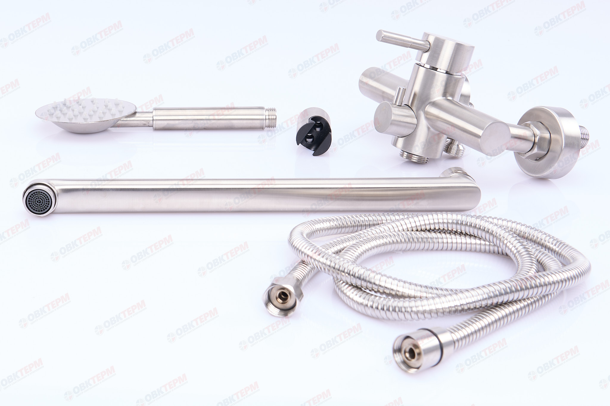 Смеситель д/ванны нерж/сталь ZERIX - SUS-006 (EURO)  8 шт/ящ - миниатюра №3