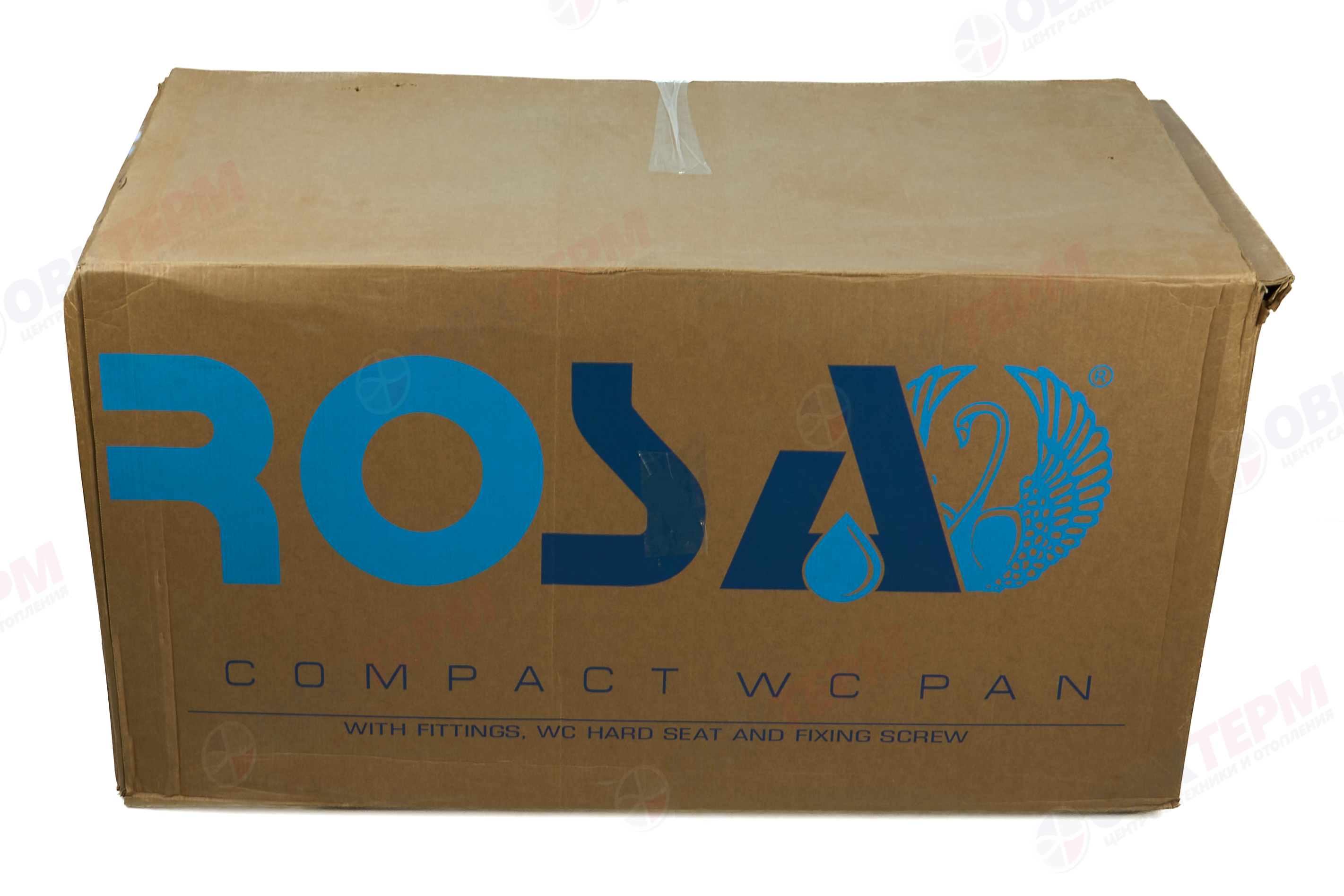 Унитаз-компакт  ROSA  "Неро ЛЮКС"  белый (прям.вып.,сид.Dino, дюро.,SC,ниж.под) Ш360*В810*Г635 - миниатюра №9
