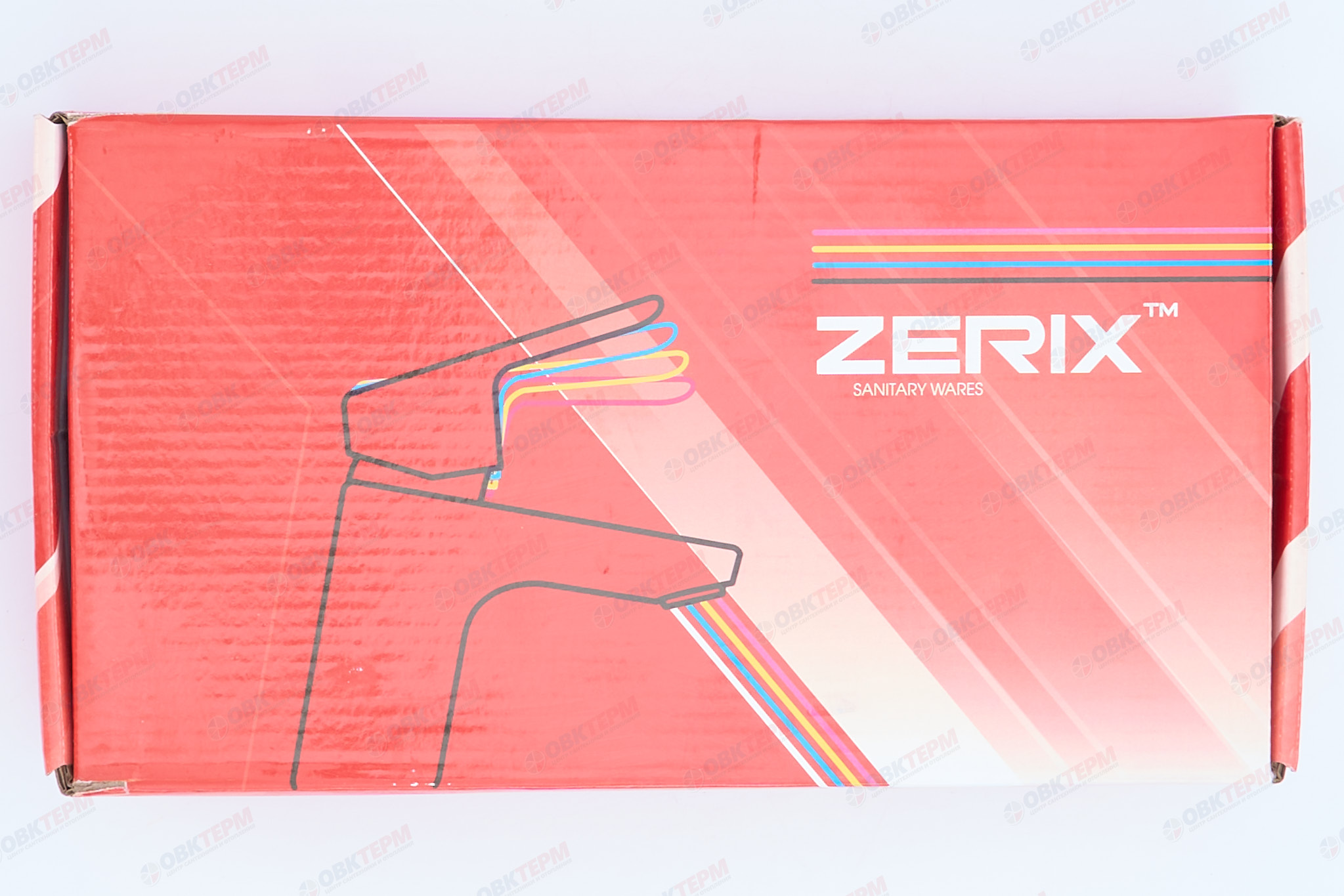 Смеситель д/кухни буксовый ZERIX ROM-011 REFLECTOR LR84310В голубой  (10 шт/ящ) - миниатюра №7