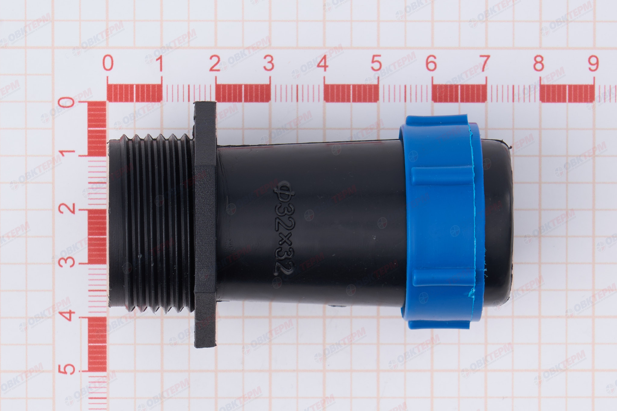 Стартер для ленты туман d 32мм РН 1" (500/50 шт)  PLAMIX/CRAB PL-032-32x1" - Изображение №5