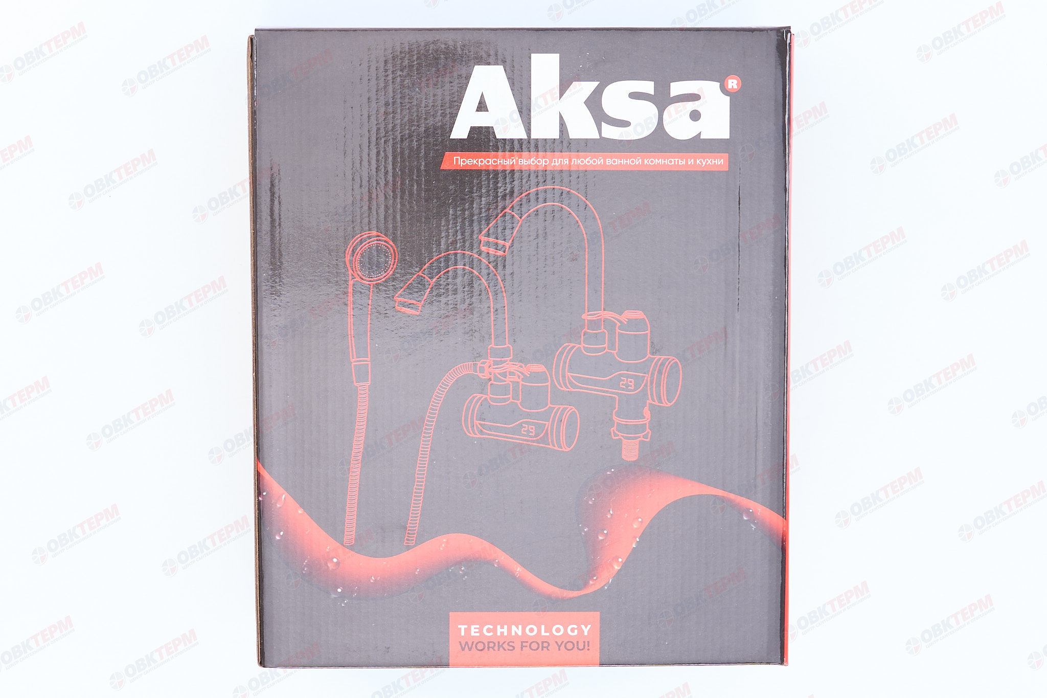 Водонагреватель на мойку AKSA SNP-03-AE /инд. темп. / 3 kW (10шт/уп) - Изображение №5