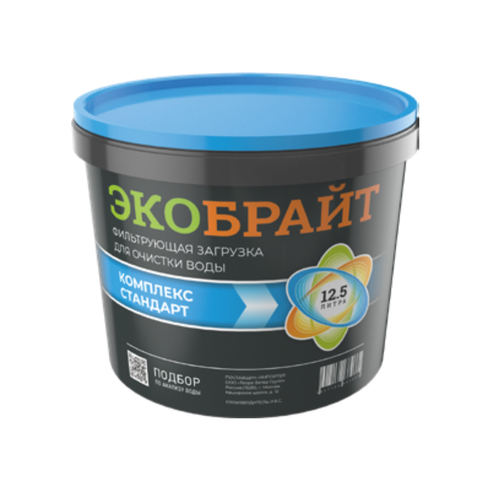 АКВАБРАЙТ  Засыпка Экобрайт КОМПЛЕКС Стандарт ведро 12,5 л - Изображение №1