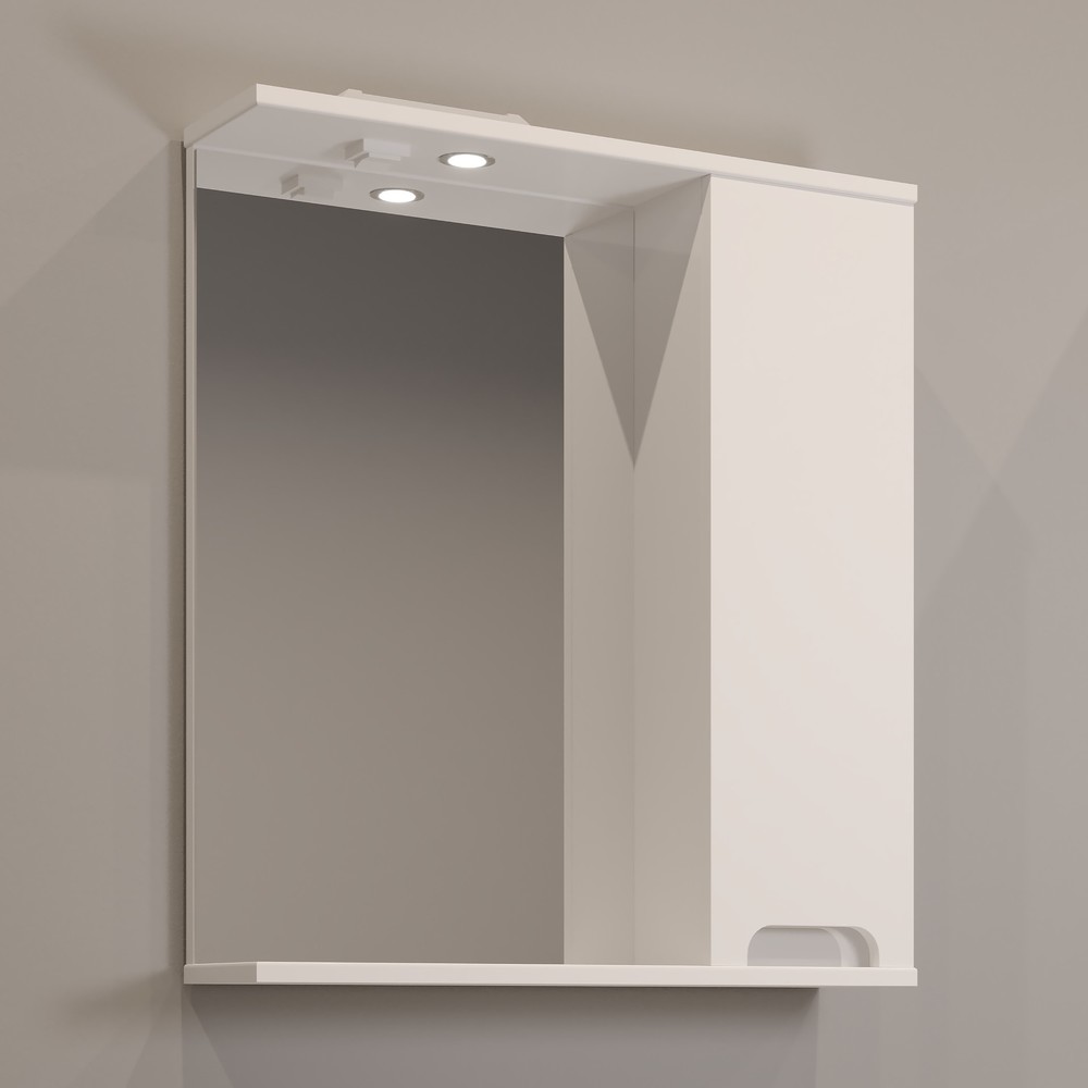 Зеркальный шкаф EvaGold  75 №3 "Веста" - Изображение №3