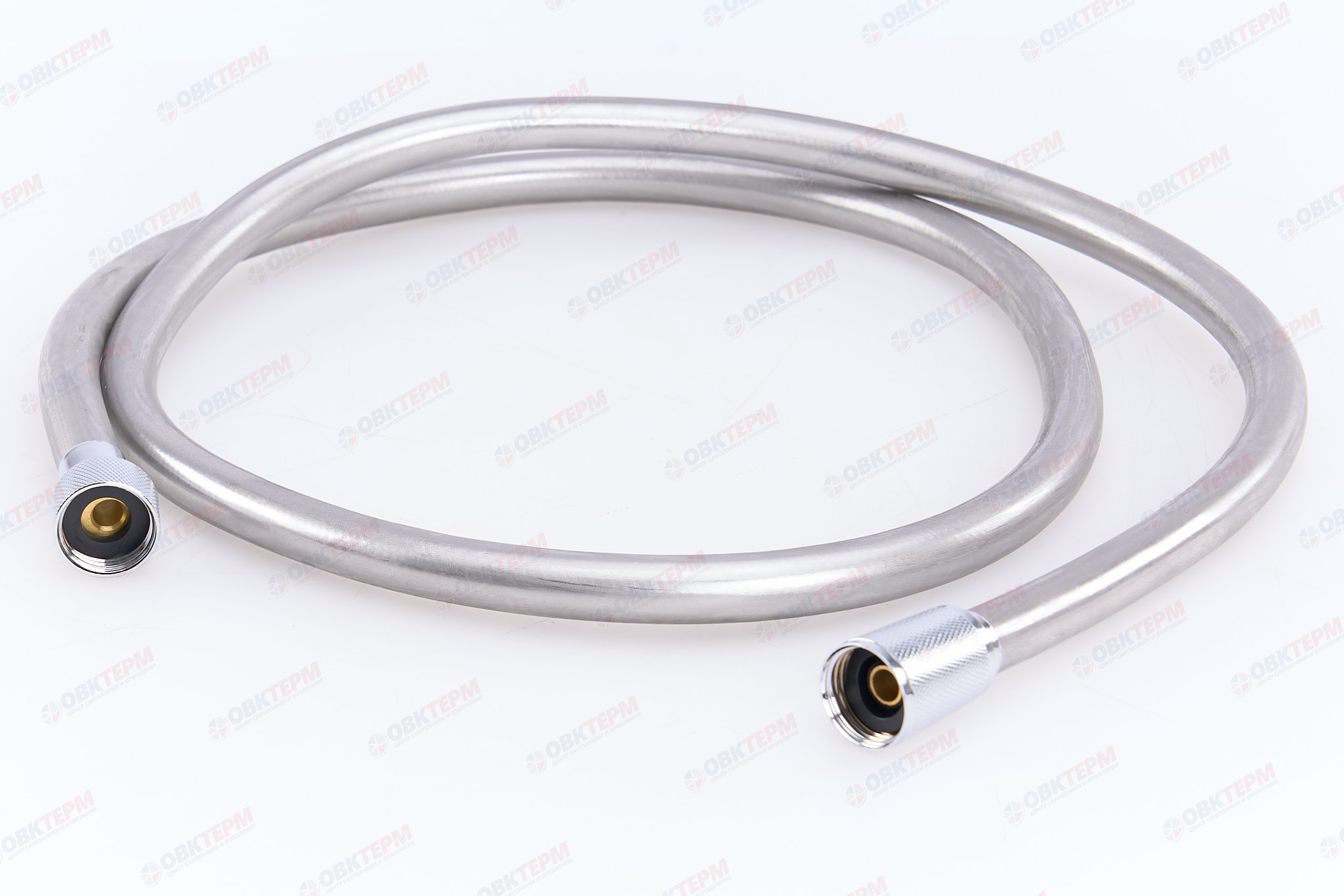 Шланг д/душа KOER KB-0803-150-01 силиконовый 150 см (Цвет хром) (30 шт/ящ) - Изображение №1