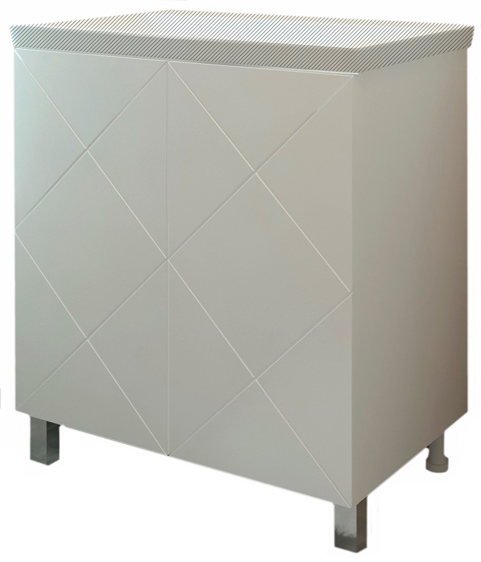 Тумба EvaGold 70 "Pamela" (ум Фостер 700/ COMO 700) белый - изображение №1