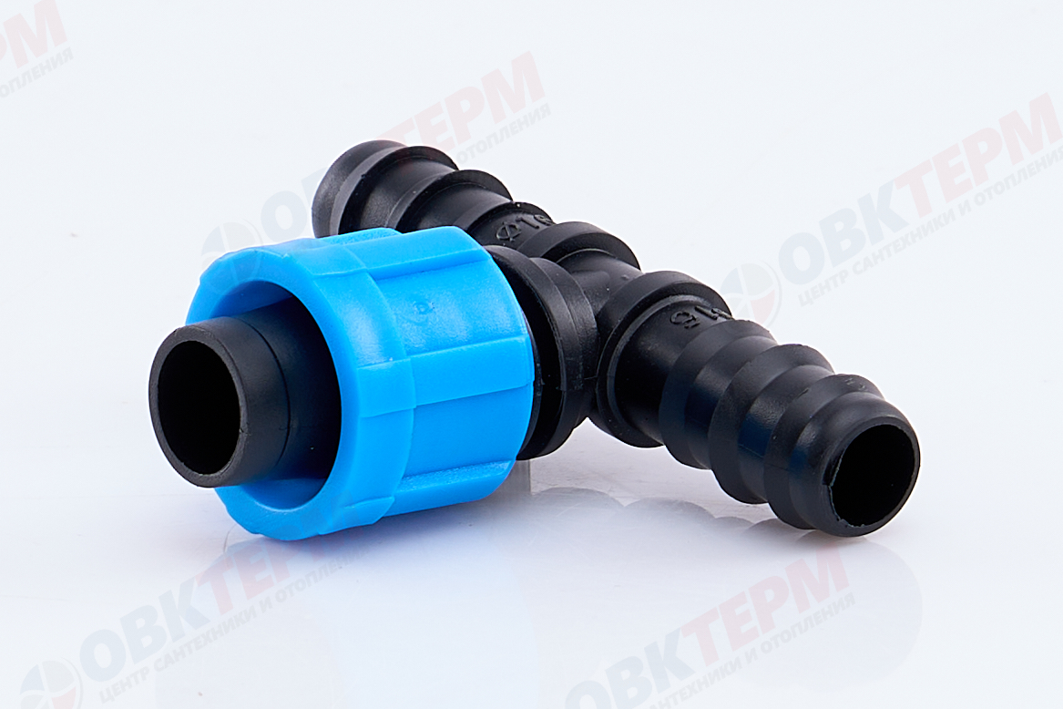 Тройник для капельной ленты и трубки 16мм К/Л 16мм  ВТ021716 (50 штук) - Изображение №3