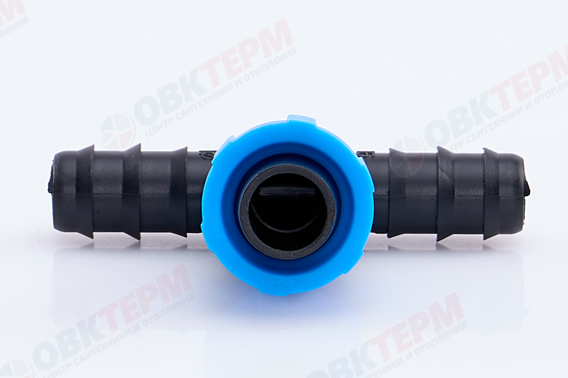 Тройник для капельной ленты и трубки 16мм К/Л 16мм  ВТ021716 (50 штук) - Изображение №4