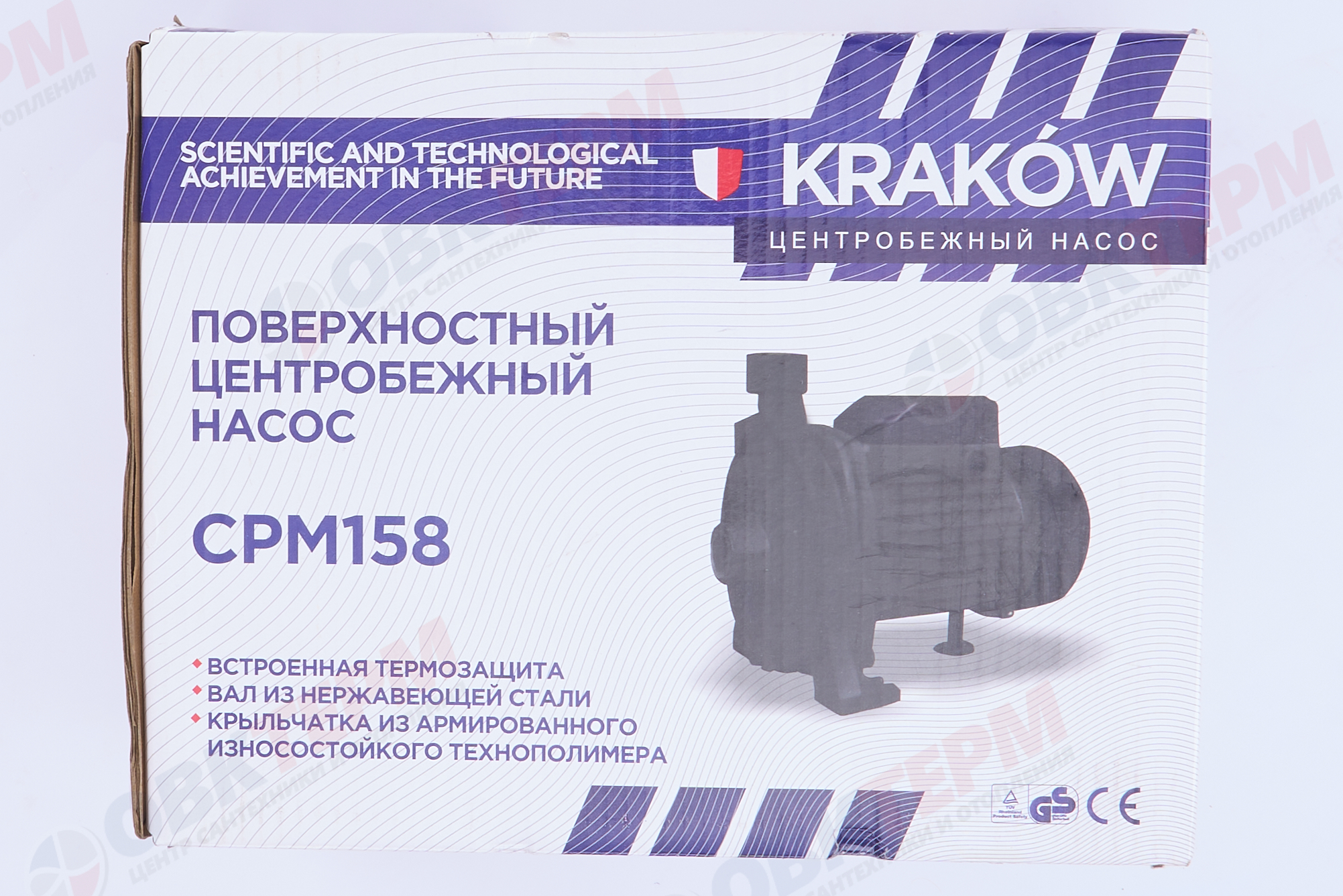 Насос центробежный  CPm  158  KRAKOW (1,1кВт/110л.м./35м.) - миниатюра №12