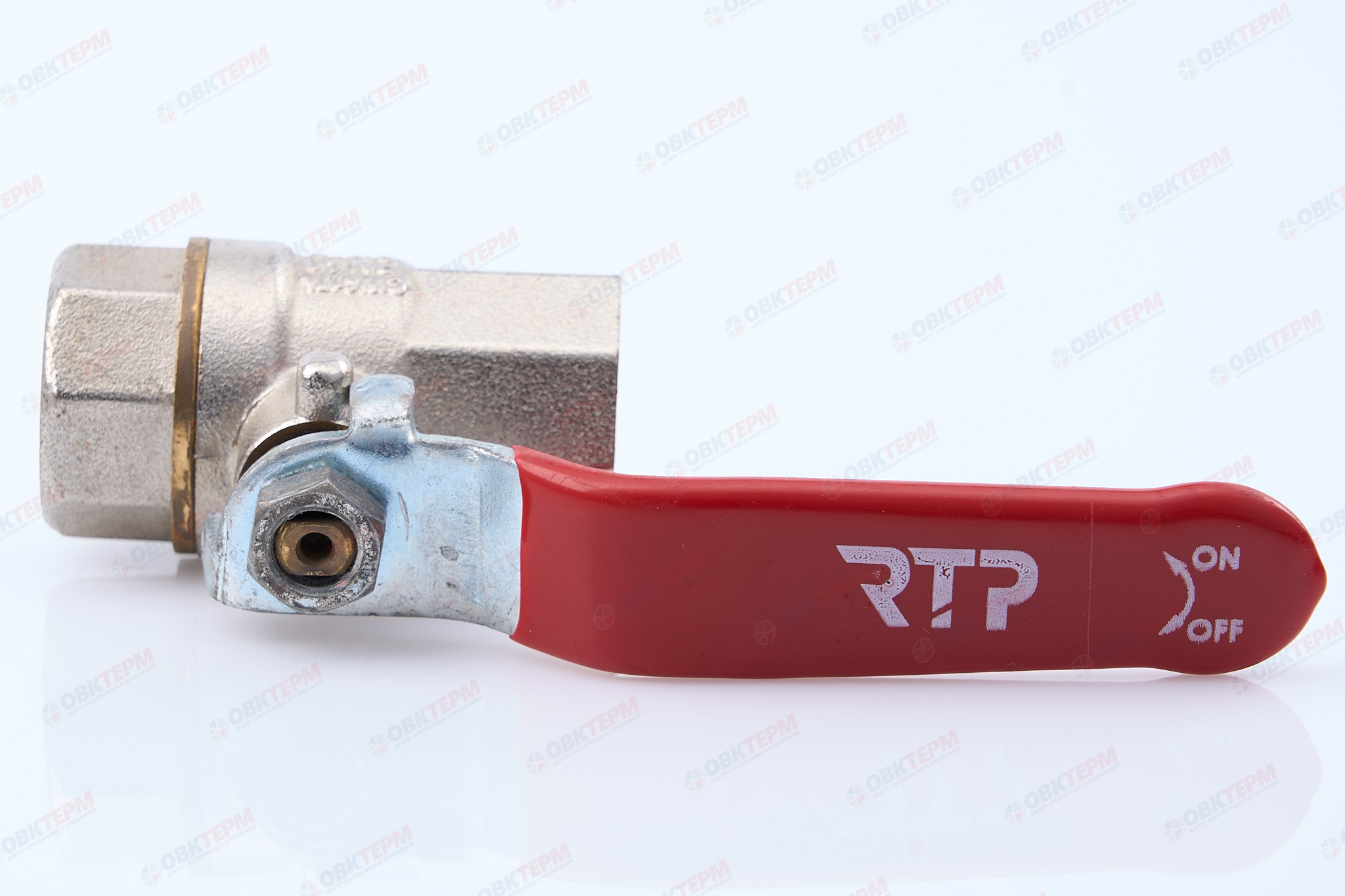 Кран шаровый  RTP PN 40   1/2" ВВ ручка   (70/10) - миниатюра №6