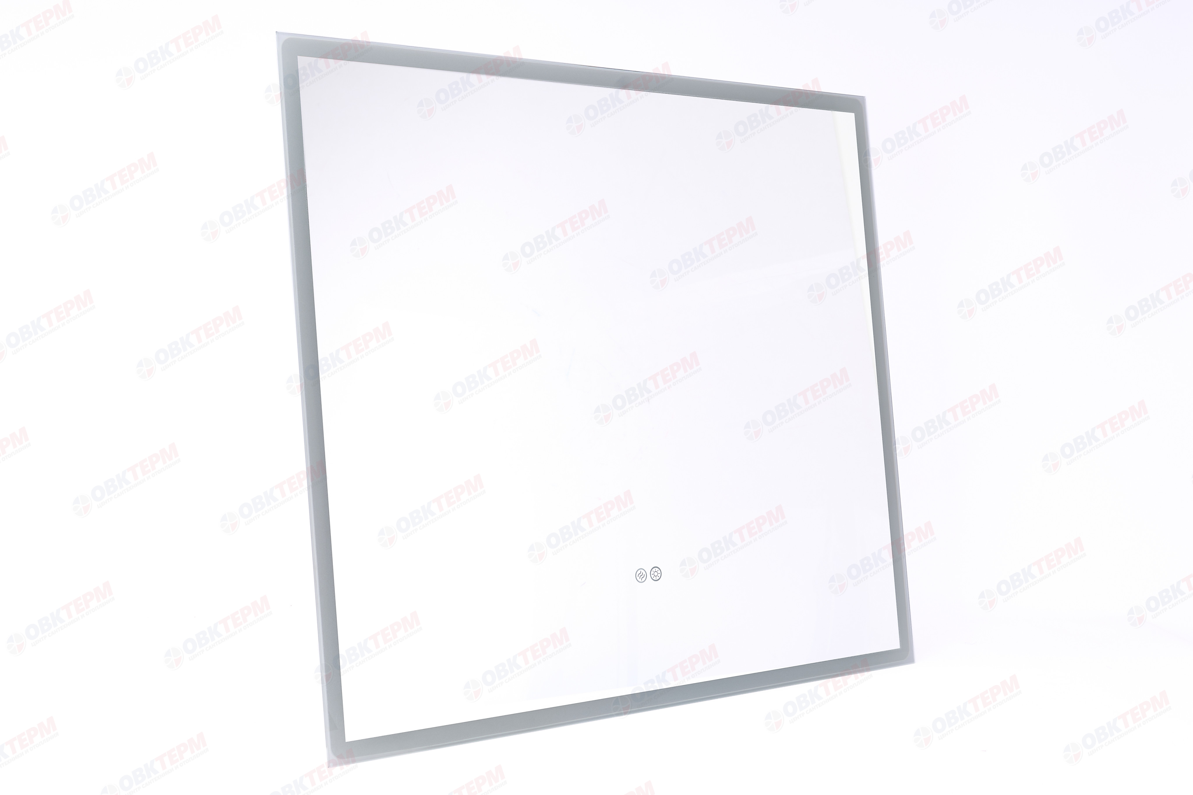 Зеркало  800x700 Lyon с LED подсветкой,подогревом,литым коробом и сенсорным выкл. Кайман Glassiko - Изображение №2
