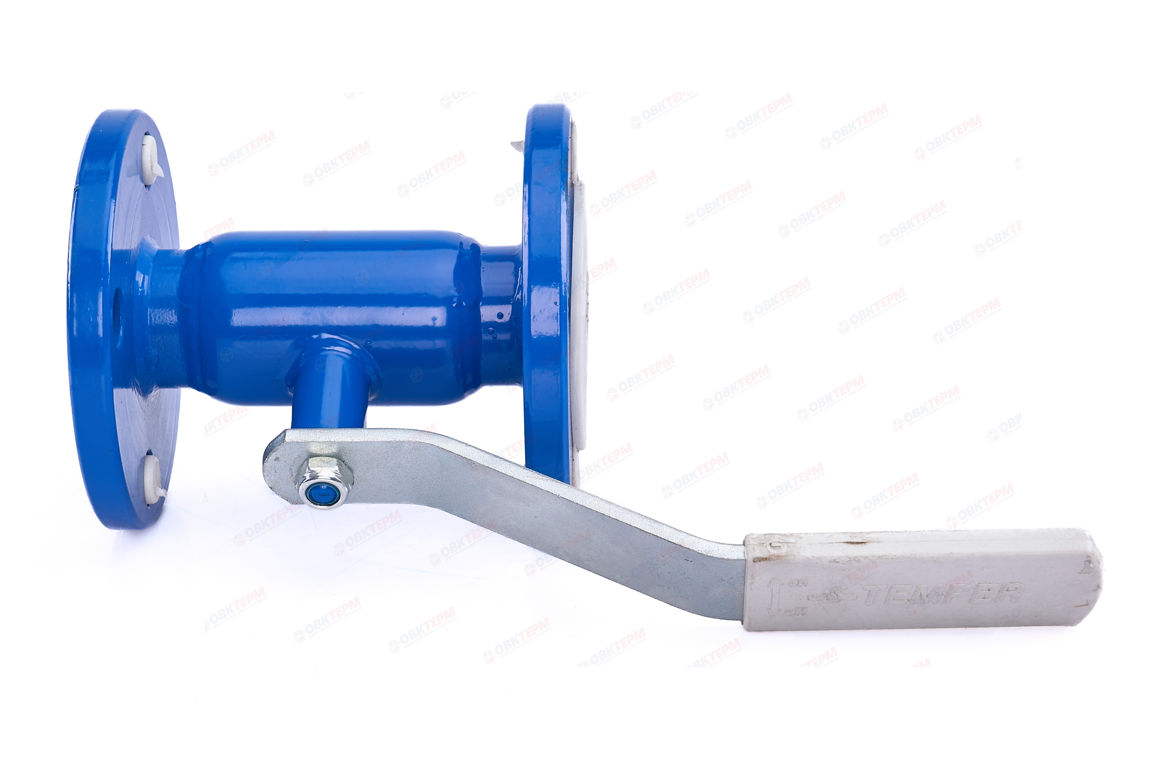 Кран шаровый Temper  40 PN16    фланцевый     (L - 165мм) - миниатюра №8