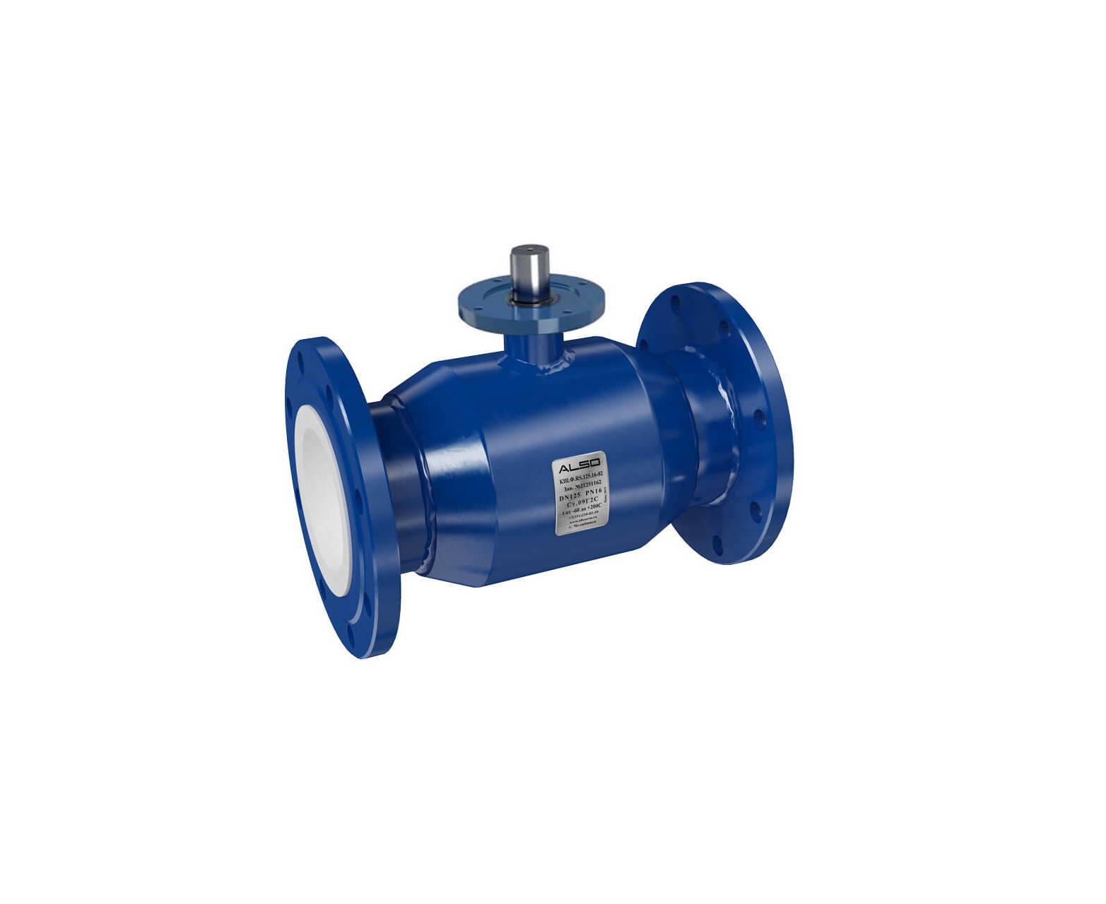 Кран шаровый Temper 125 PN16    фланцевый     (L - 254мм) - Изображение №2