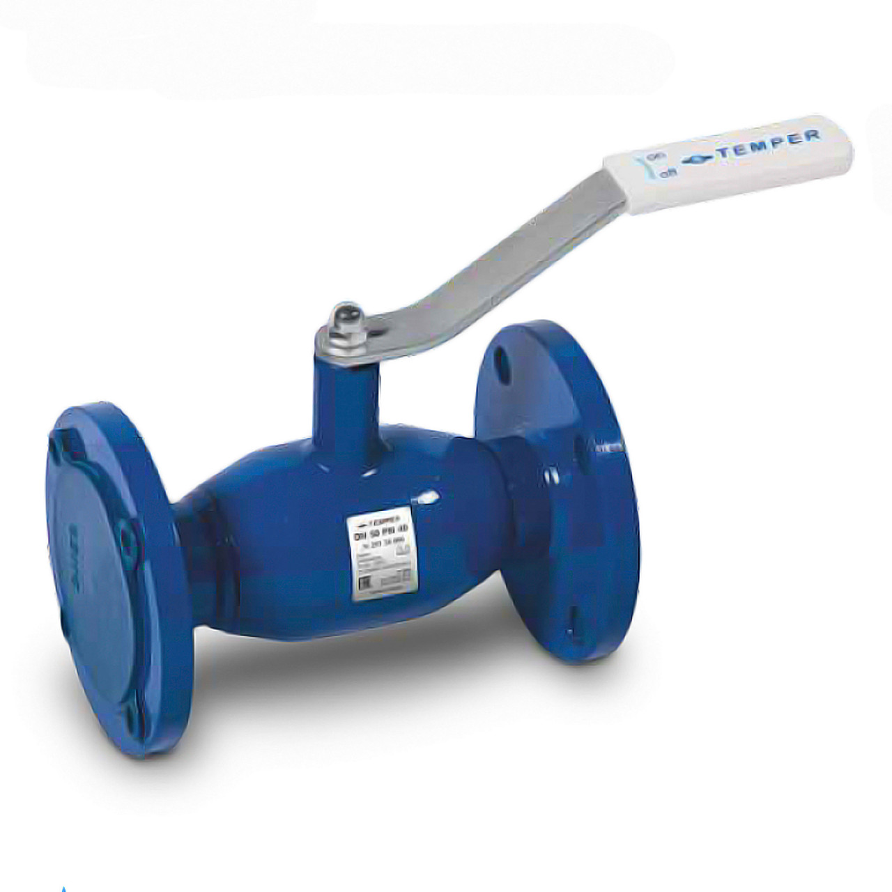 Кран шаровый Temper 125 PN16    фланцевый     (L - 254мм) - Изображение №4