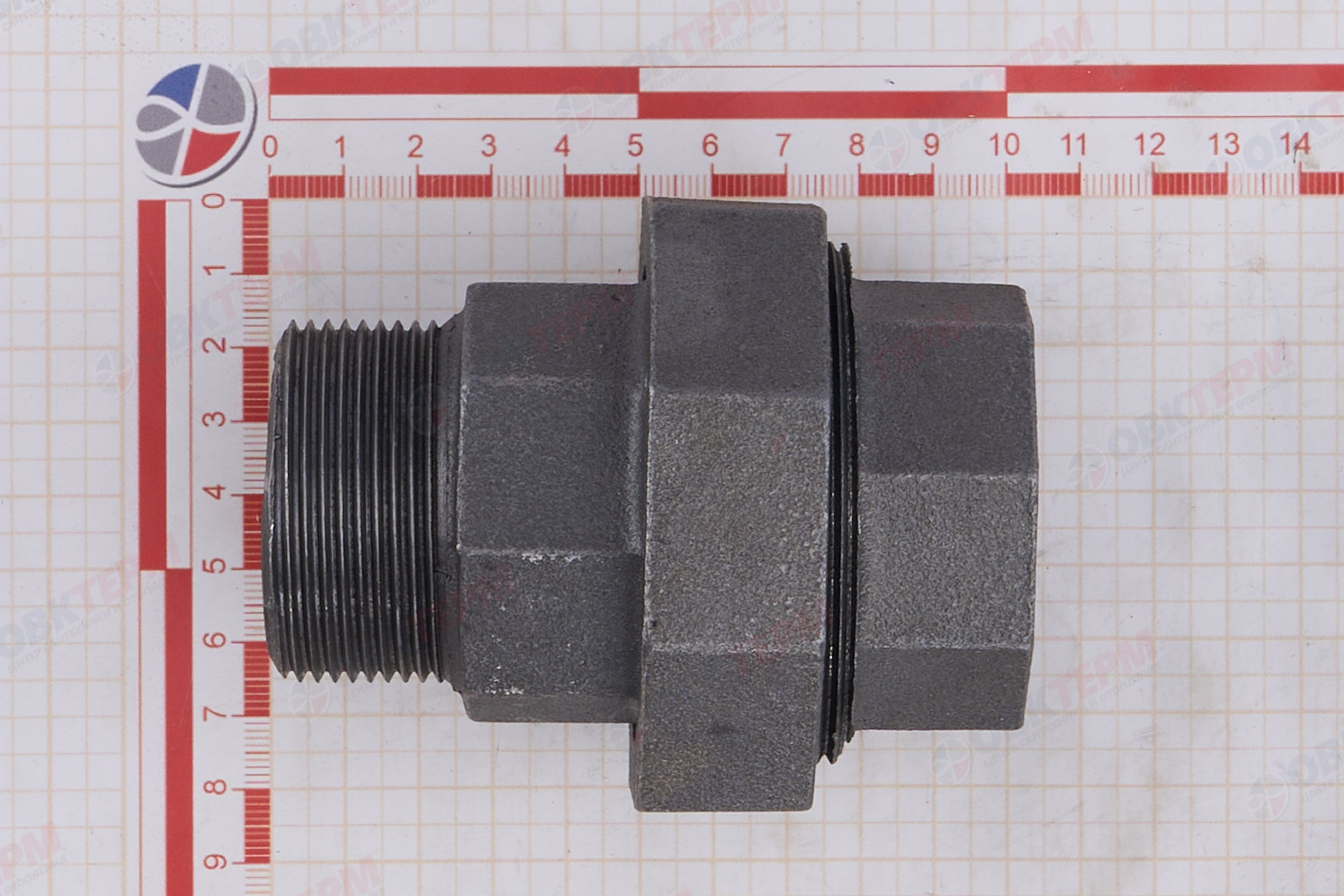 Американка чугун  Ду  40  1 1/2 "  ГШ    (50 шт) - миниатюра №6