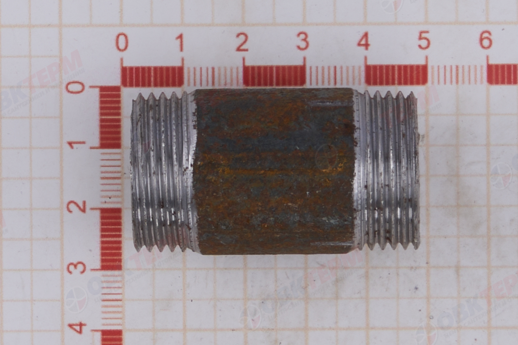 Ниппель    д.20     3/4 " стальной         (400) - миниатюра №6