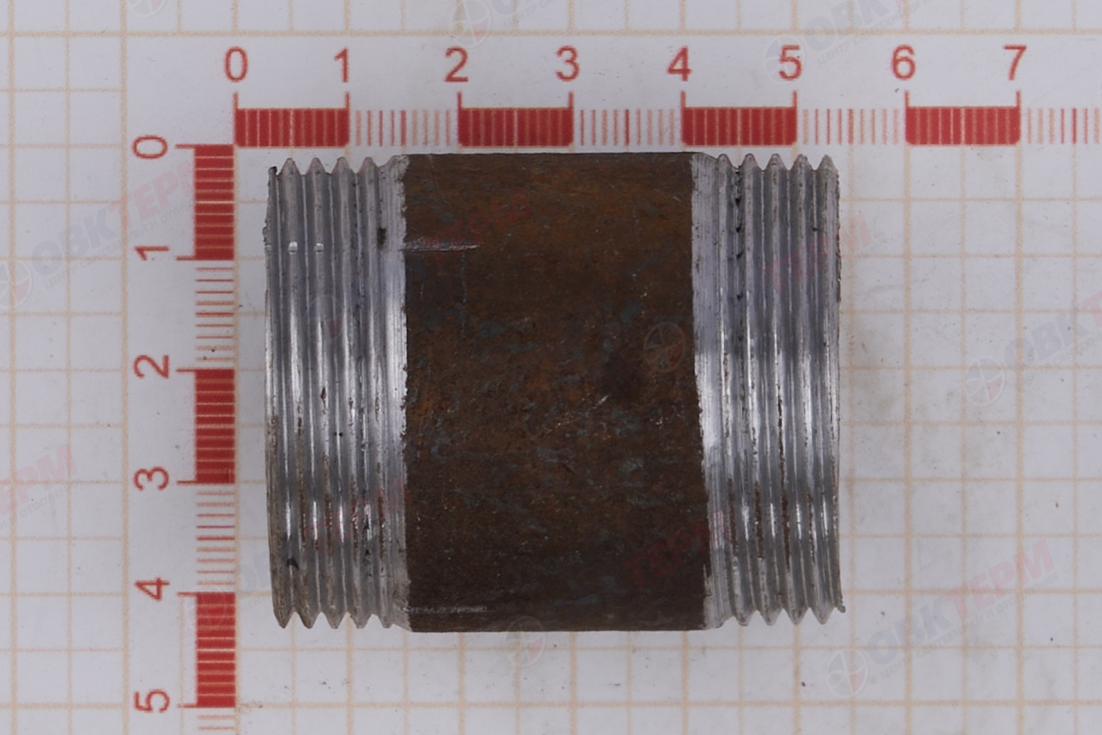Ниппель    д.32     1 1/4 "стальной       (100) - миниатюра №6