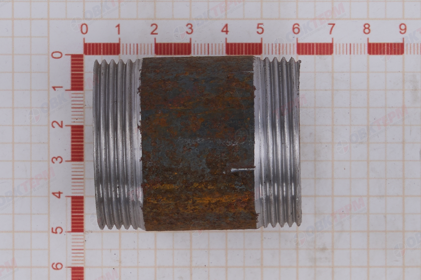 Ниппель    д.40     1 1/2 " стальной      (150) - миниатюра №6