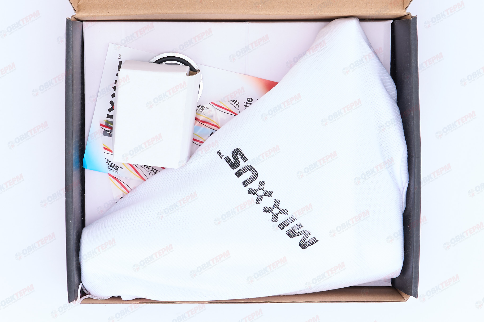 Смеситель д/умывальника MIXXUS PREMIUM EVA 001 HIGH (WHITE) Ø35  (10 шт/ящ) - миниатюра №6