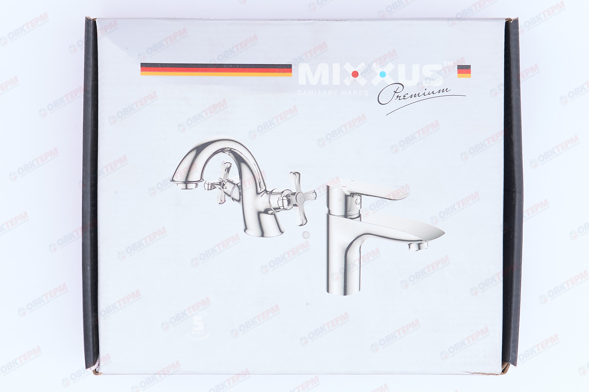 Смеситель д/умывальника MIXXUS PREMIUM EVA 001 HIGH (WHITE) Ø35  (10 шт/ящ) - миниатюра №7