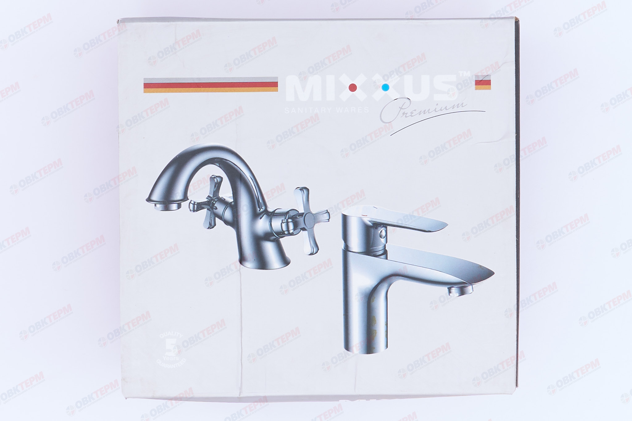 Смеситель д/умывальника буксовый MIXXUS PREMIUM RETRO BRONZE-161 (10 шт/ящ) - миниатюра №6