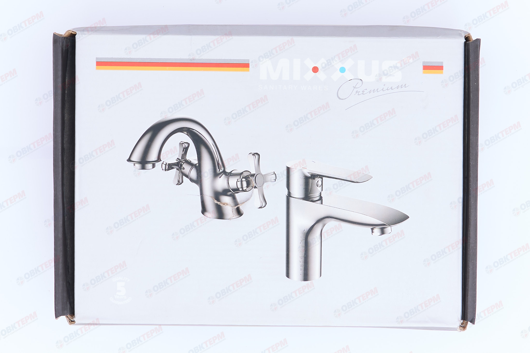 Смеситель д/ванны корот. MIXXUS PREMIUM ADAM 009 BUTTON Ø35 (8 шт/ящ) - миниатюра №6