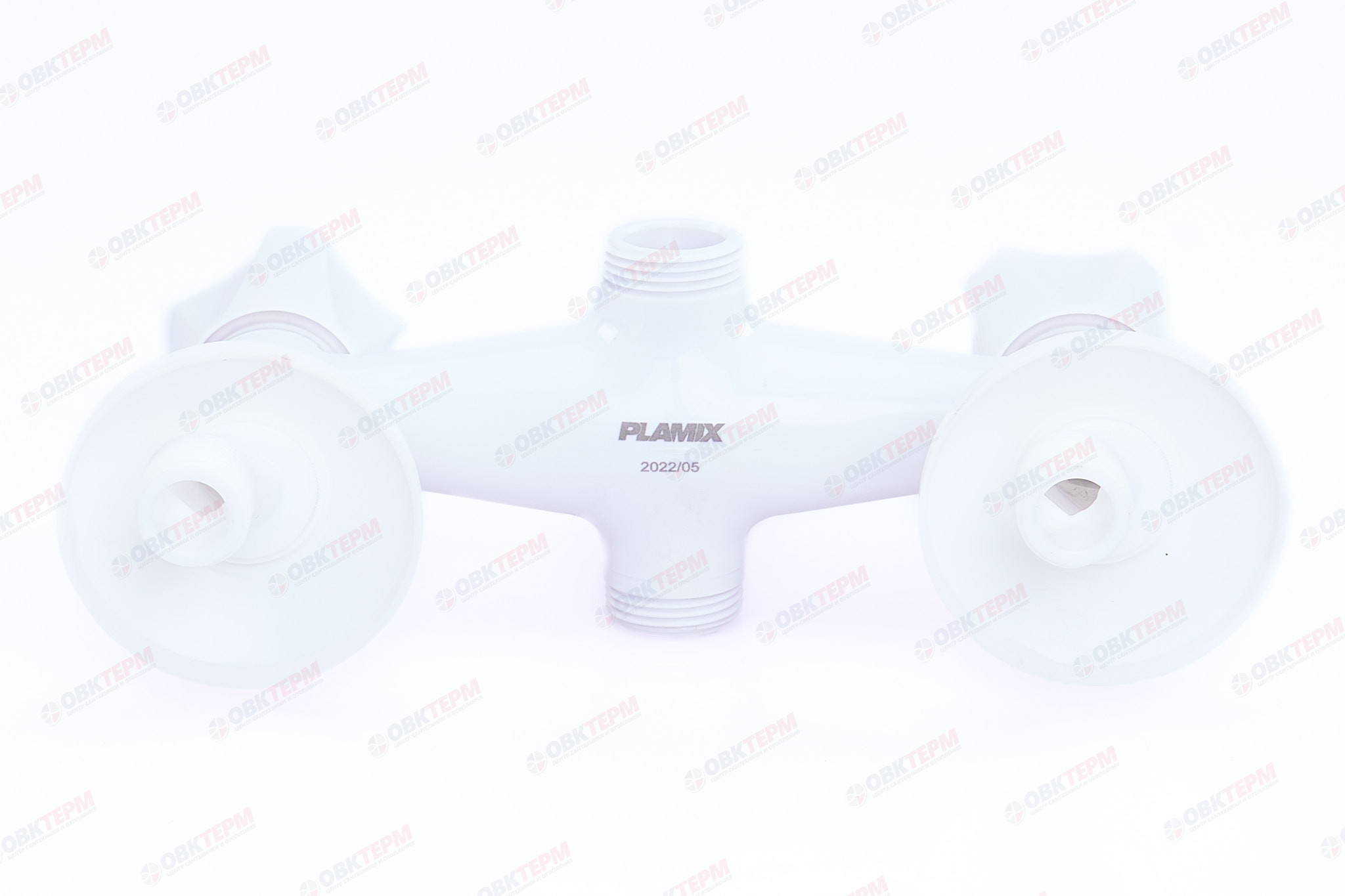 Смеситель д/ванны PLAMIX Omega-140 White, (без шланга и лейки) (24шт/ящ) - миниатюра №6