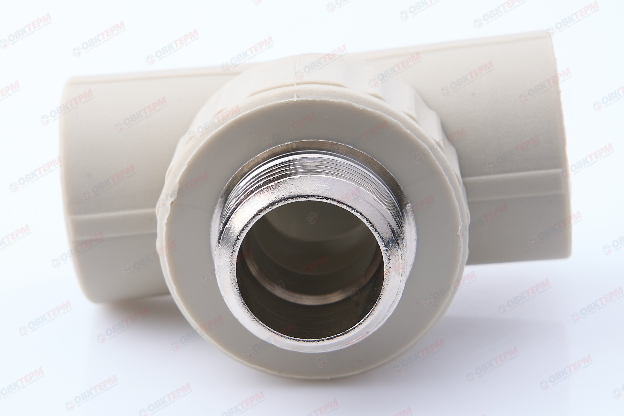 Тройник с МРН  25 * 3/4"      (VALFEX)  серый  (45/15) - Изображение №4