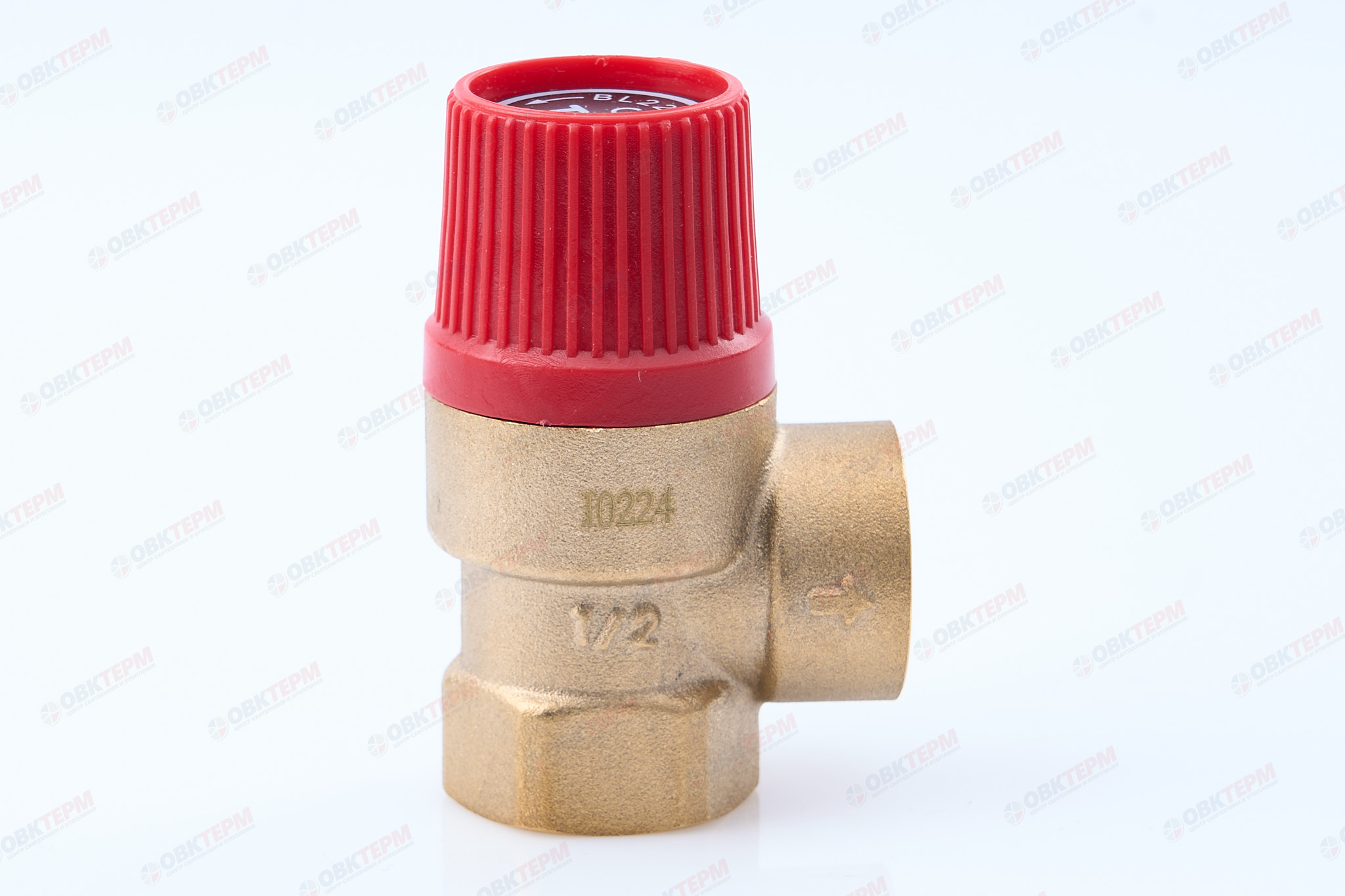 Предохранительный клапан 1/2"  TIM (3 bar) вв   (10шт/60ящ) - Изображение №3