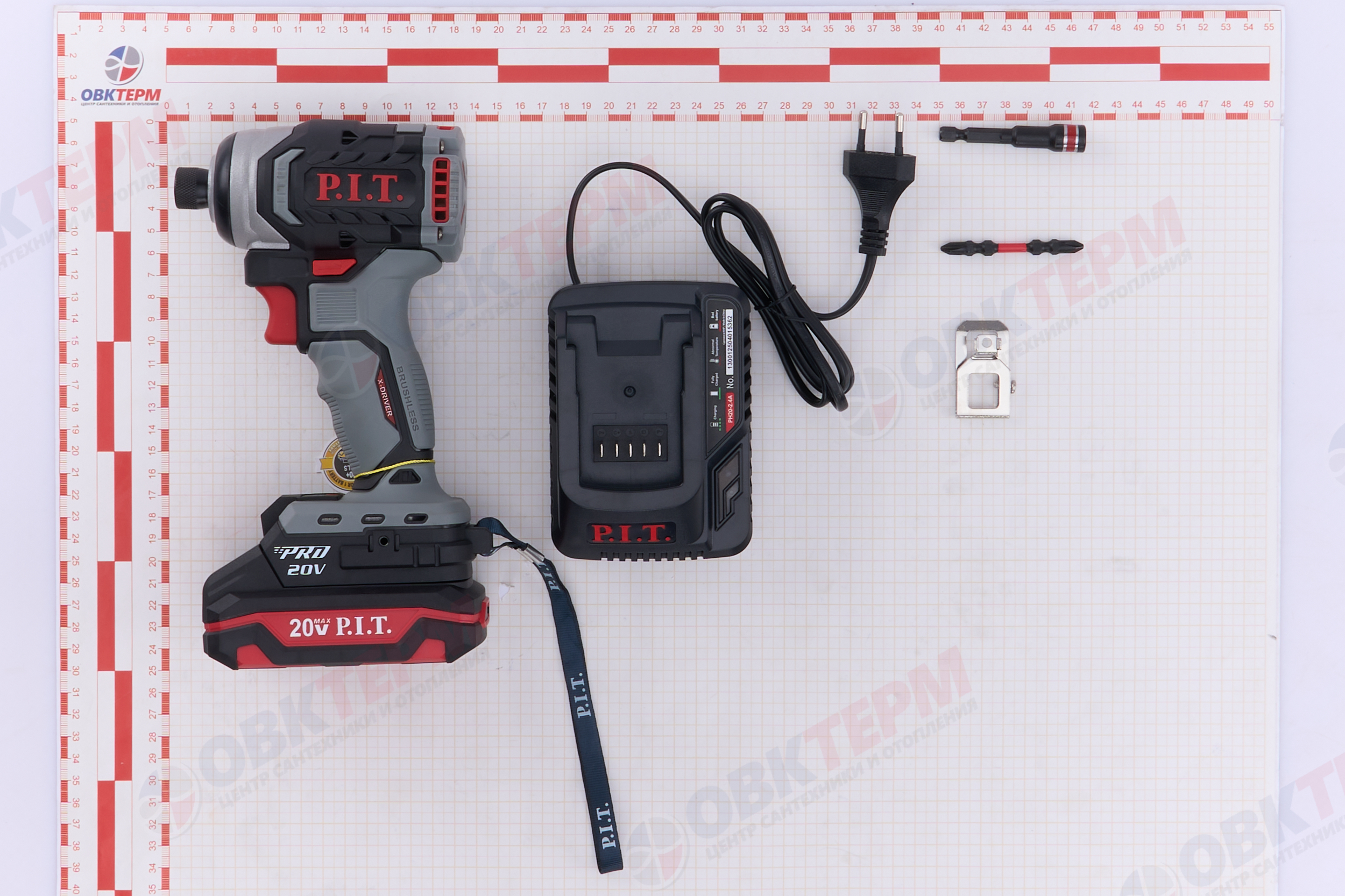 Винтоверт IMPACT Б/Щ аккум.P.I.T. PSD20H-230A/1 (20В, Нм230, 3ск, 1 АКБ*2Ач, ЗУ) - миниатюра №16