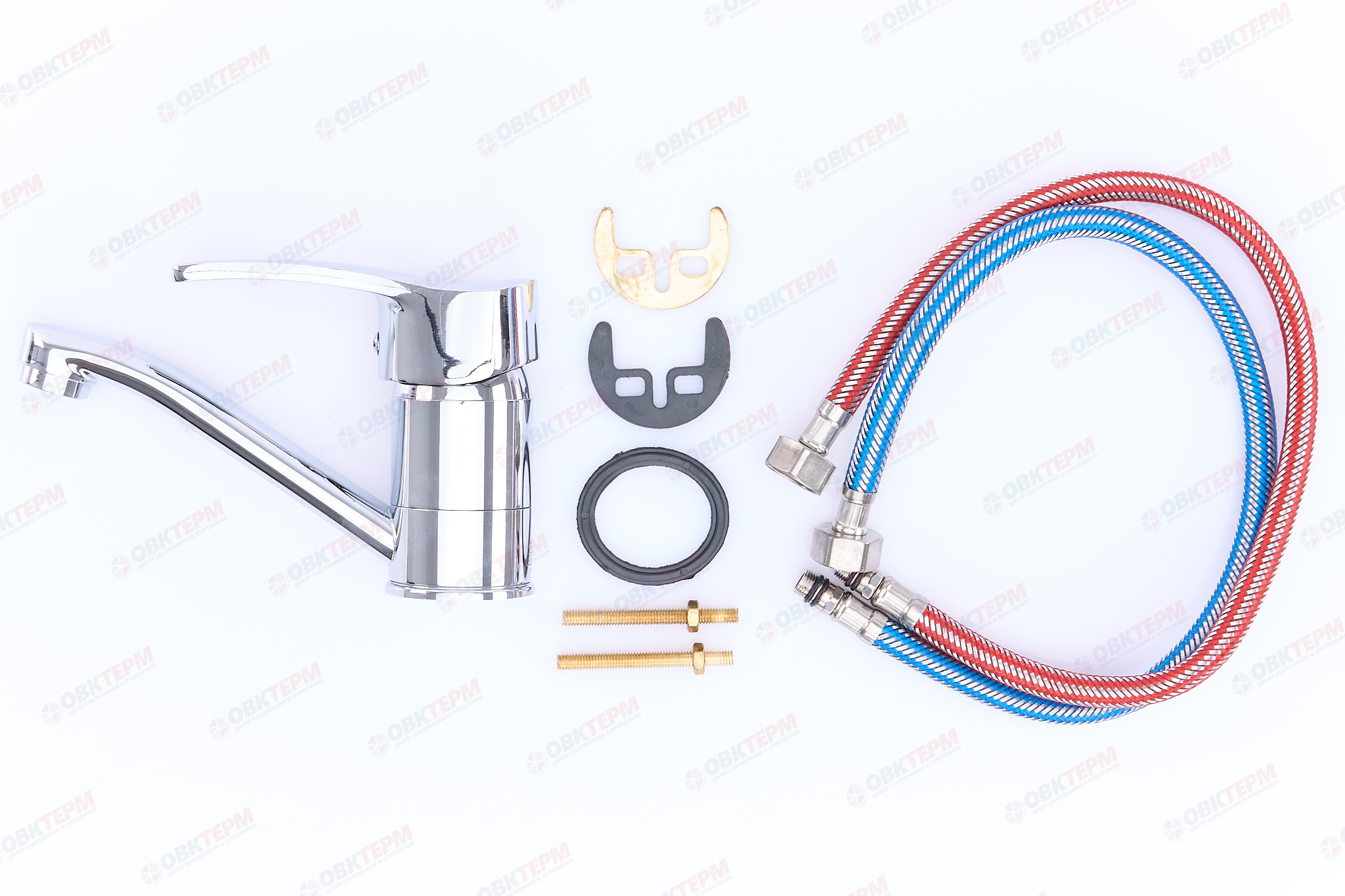 Смеситель д/умывальника CHAMPION PAN 004-279-15cm (гайка)  (10 шт/ящ) - Изображение №3