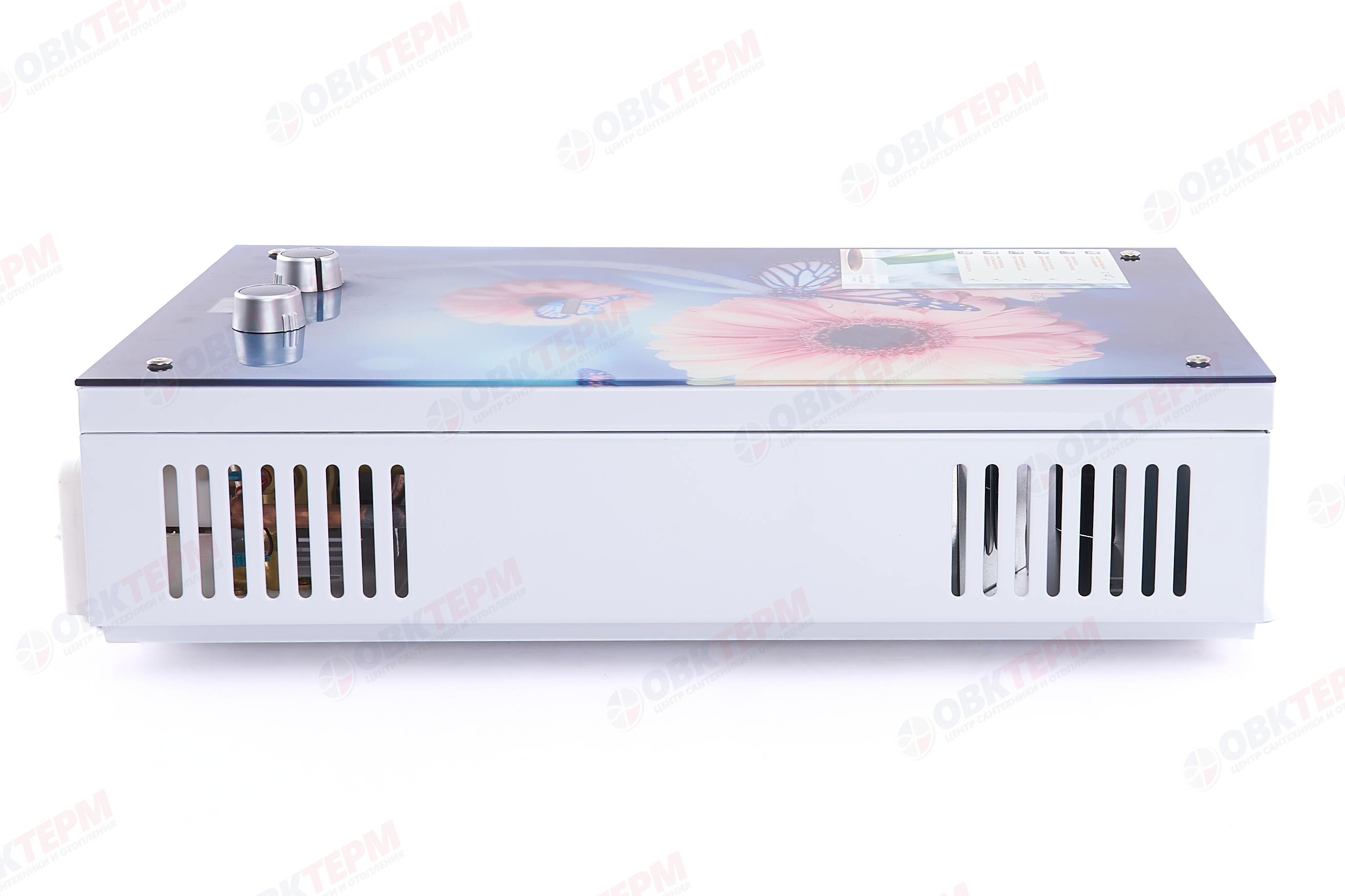 Колонка газовая  GENBERG 210.01 ДЕКОР-ЕКО 10л. ЦВЕТЫ  (ШxВxГ) (ШxВxГ) 340x590x150 мм - Изображение №3