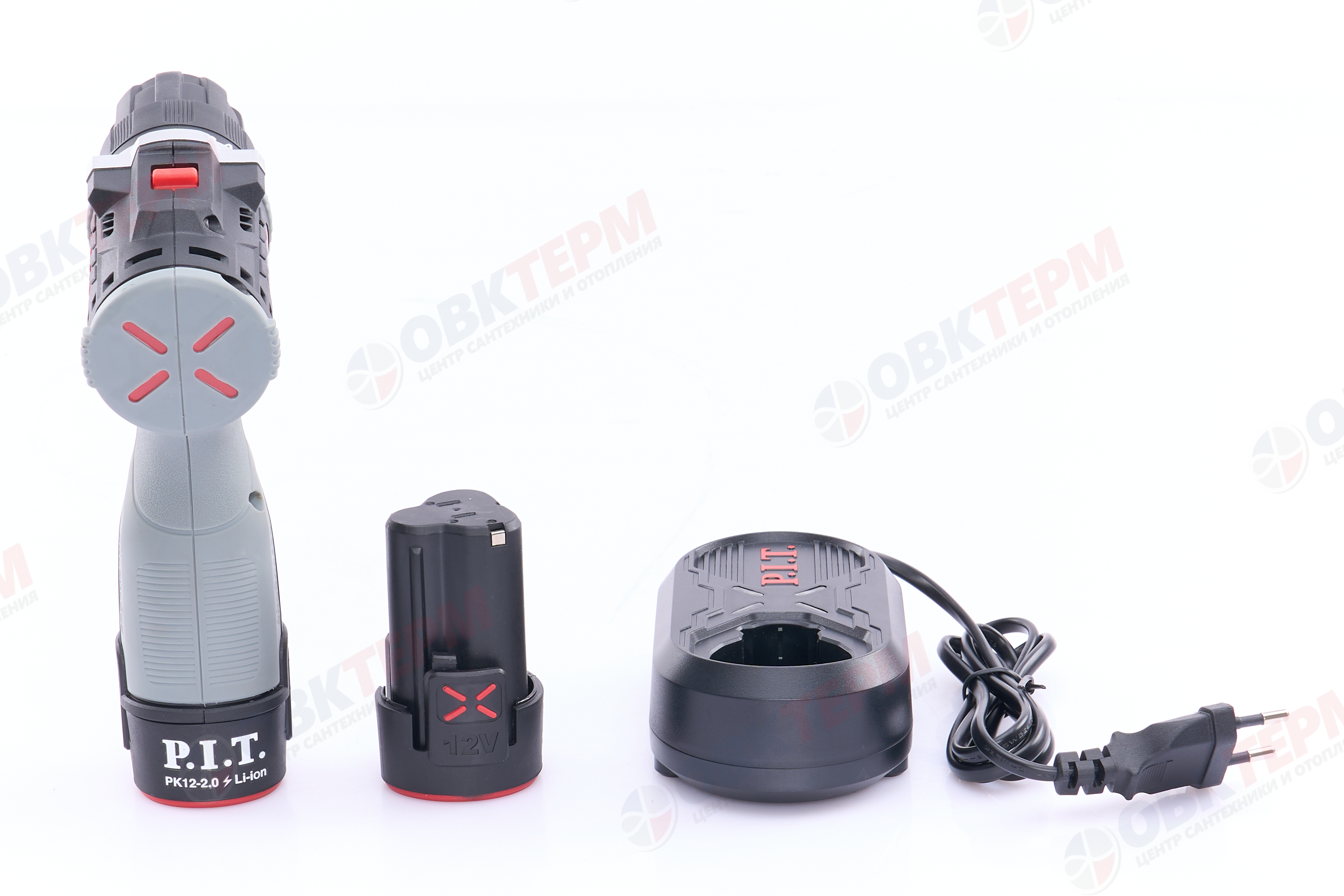 Дрель-шуруповерт аккум. Б/Щ 12V P.I.T. X-DRIVER PBM12К-10В/2 OnePower (2АКБ, ЗУ) - Изображение №5