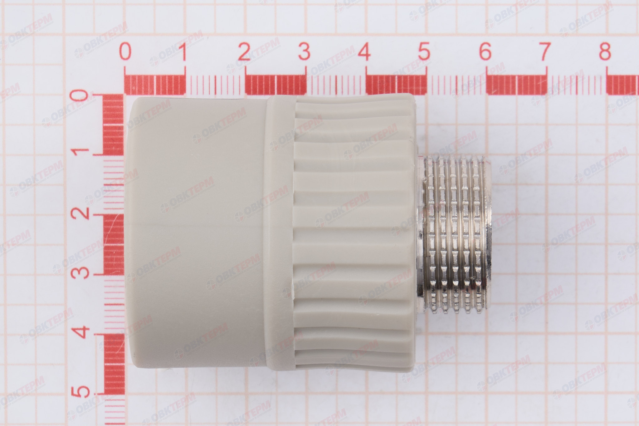 МРН  32 * 3/4"    СЕРАЯ PP-R    (RTP)    (80/20) - миниатюра №6