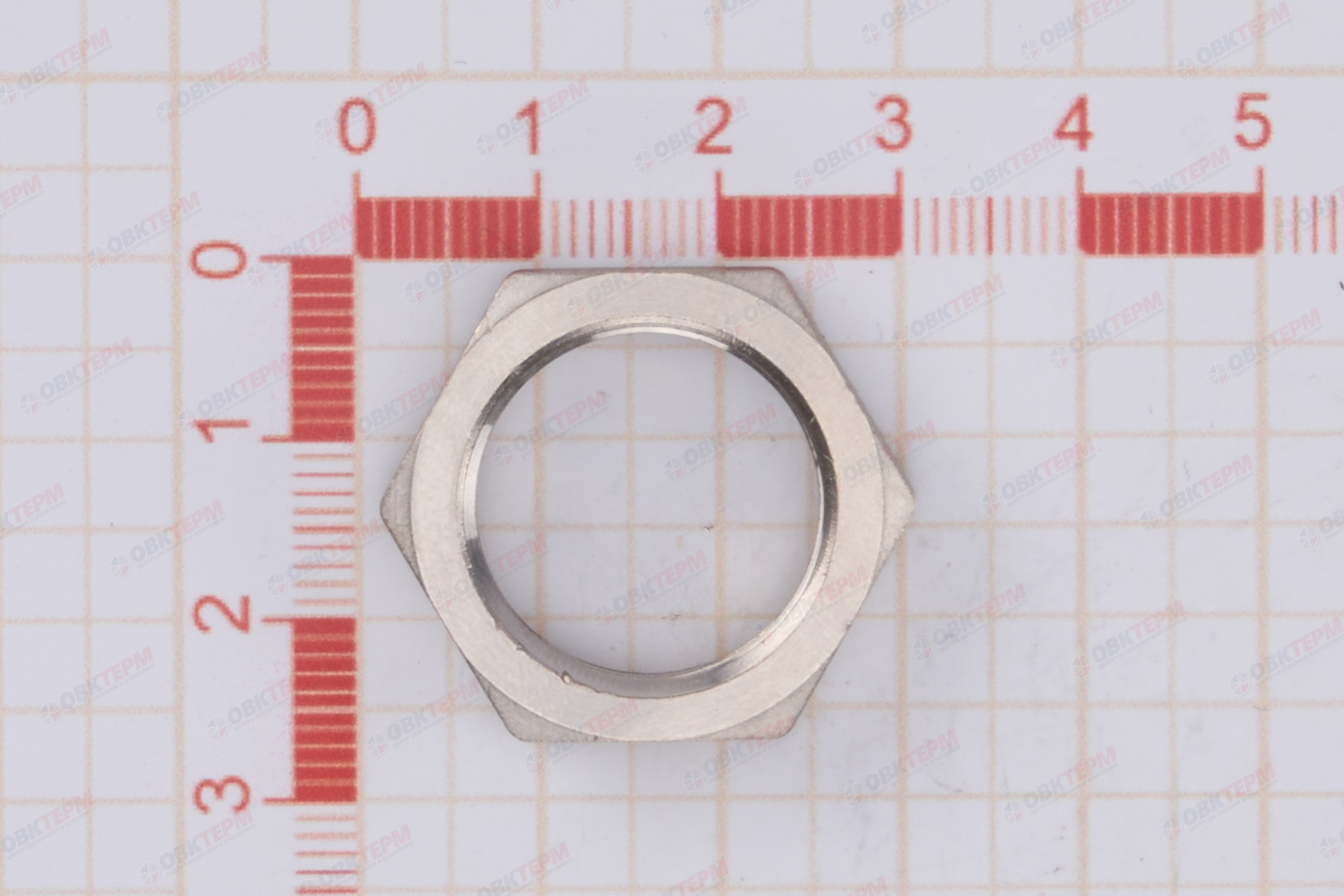 Контргайка        1/2" (10шт/800ящ)    Никель          ZEISSLER - Изображение №3