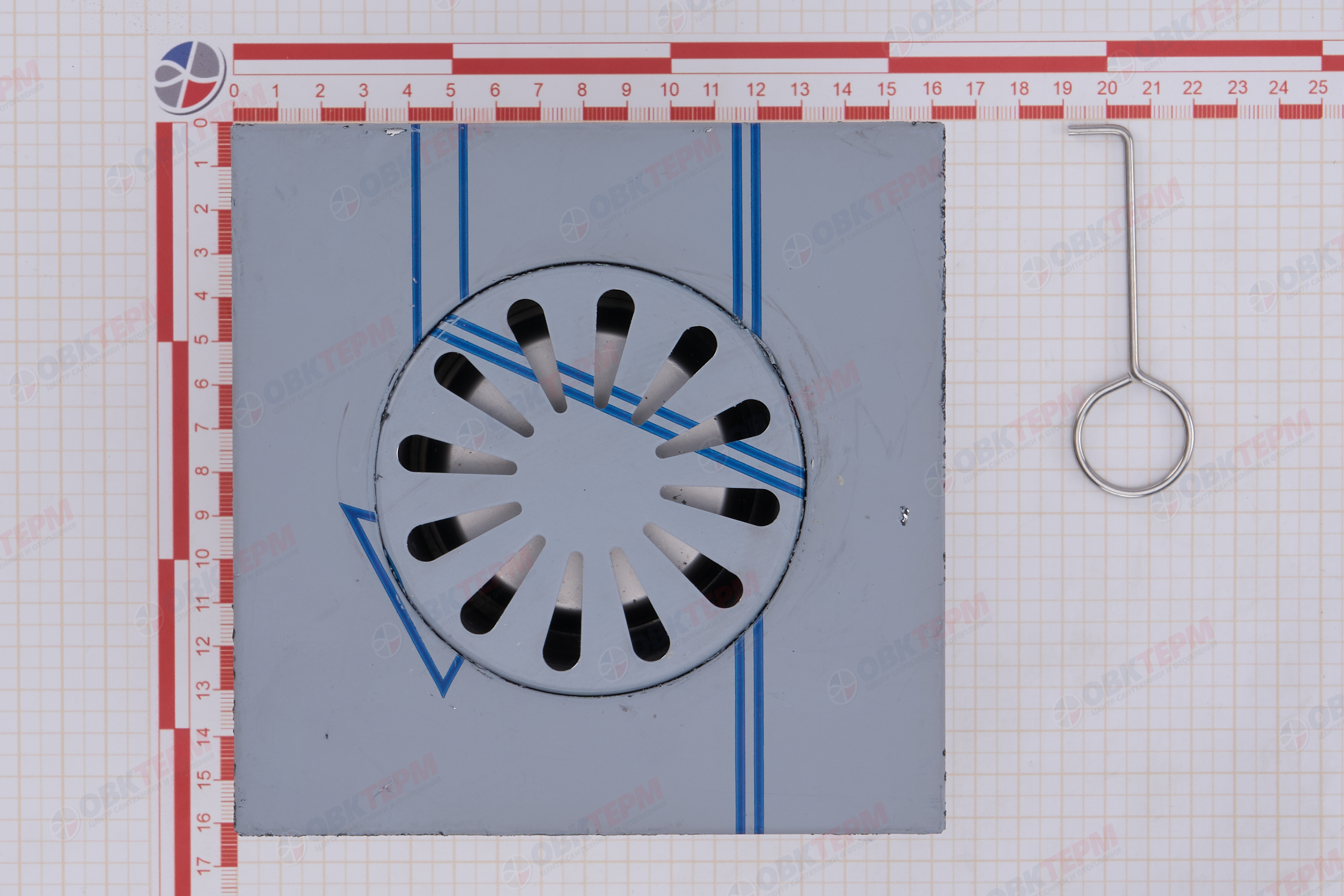 Трап 50 вертикальный  15*15 нерж TIM BAD021501 (1/20) - Изображение №4