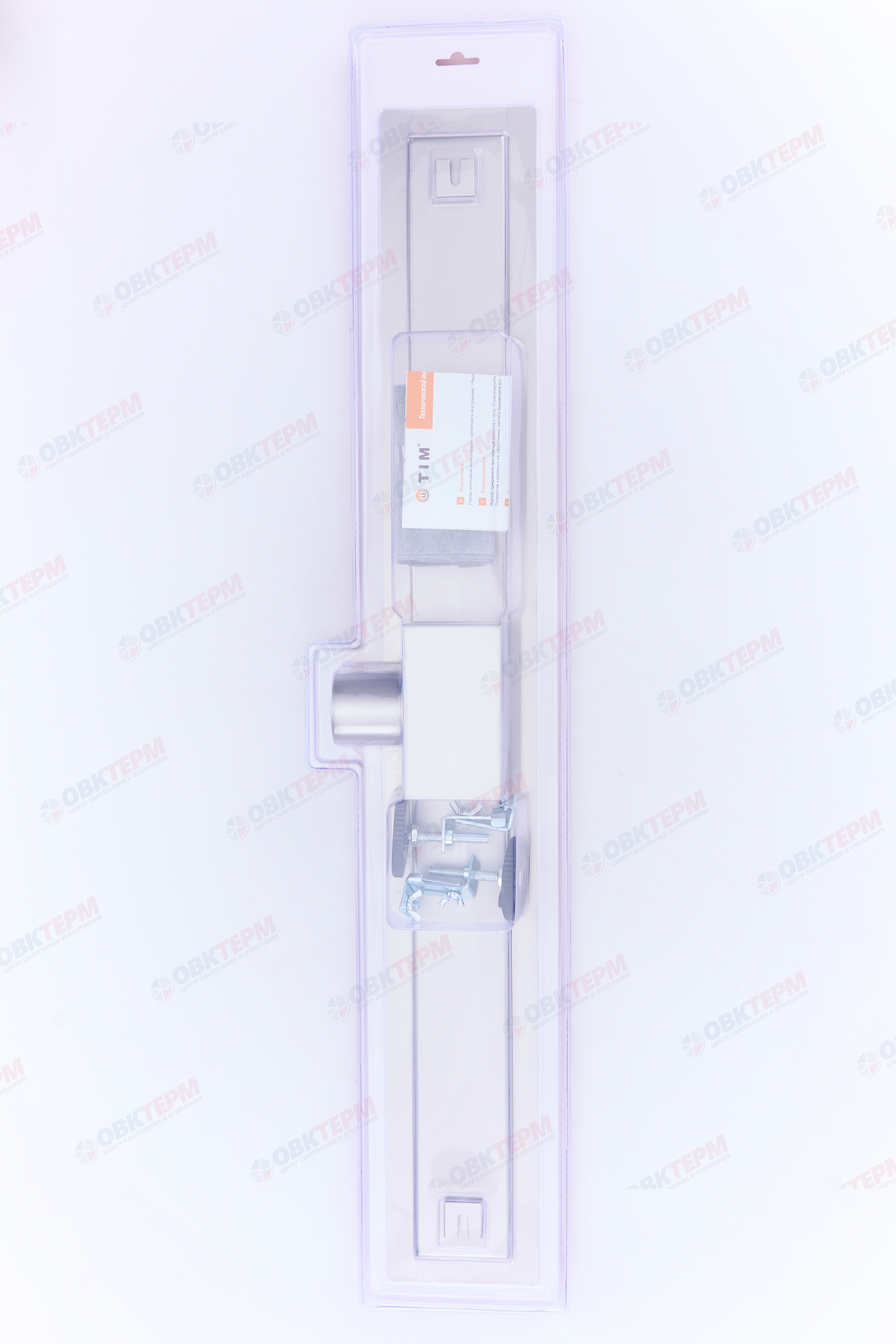 Трап-лоток 80 см под кладку плитки нерж (сухой +гидрозатвор) TIM BAD458002   (1шт/4упак) - Изображение №2