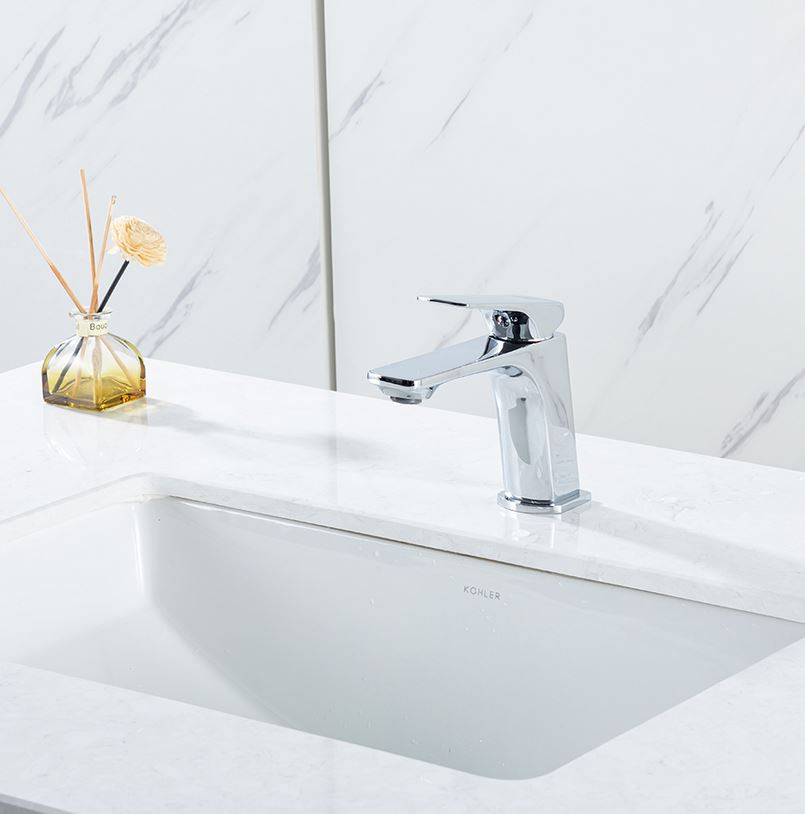 Смеситель д/умывальника FRAР F1087 хром /латунь (Ø35, на гайке) (10 шт) - миниатюра №2