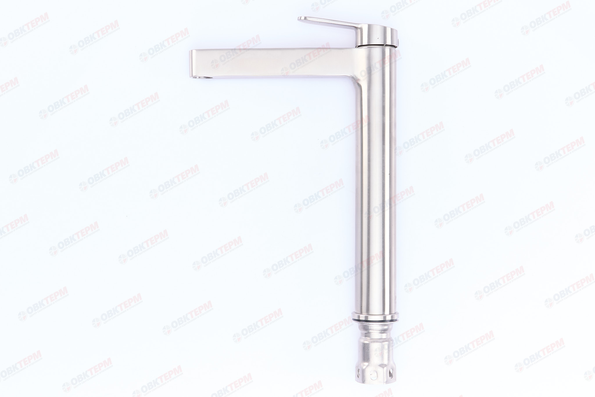 Смеситель д/умывальника GAPPO G1099-32 нерж/сталь /высокий (катридж 35мм, высокий, на ГАЙКЕ) - миниатюра №4