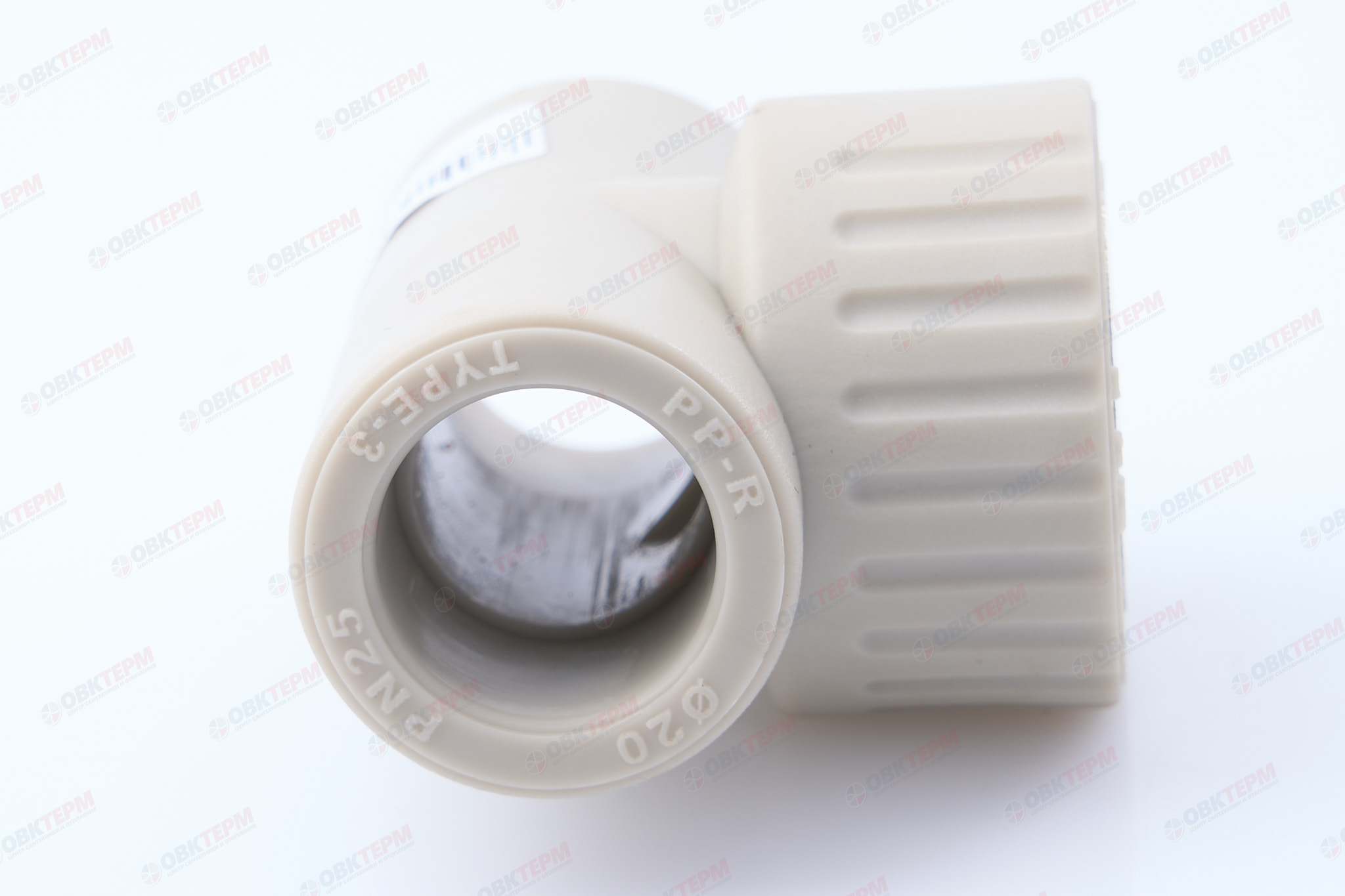 Тройник с МРВ 20 * 1/2" * 20    СЕРЫЙ PP-R   (RTP)     (90/15) - Изображение №3