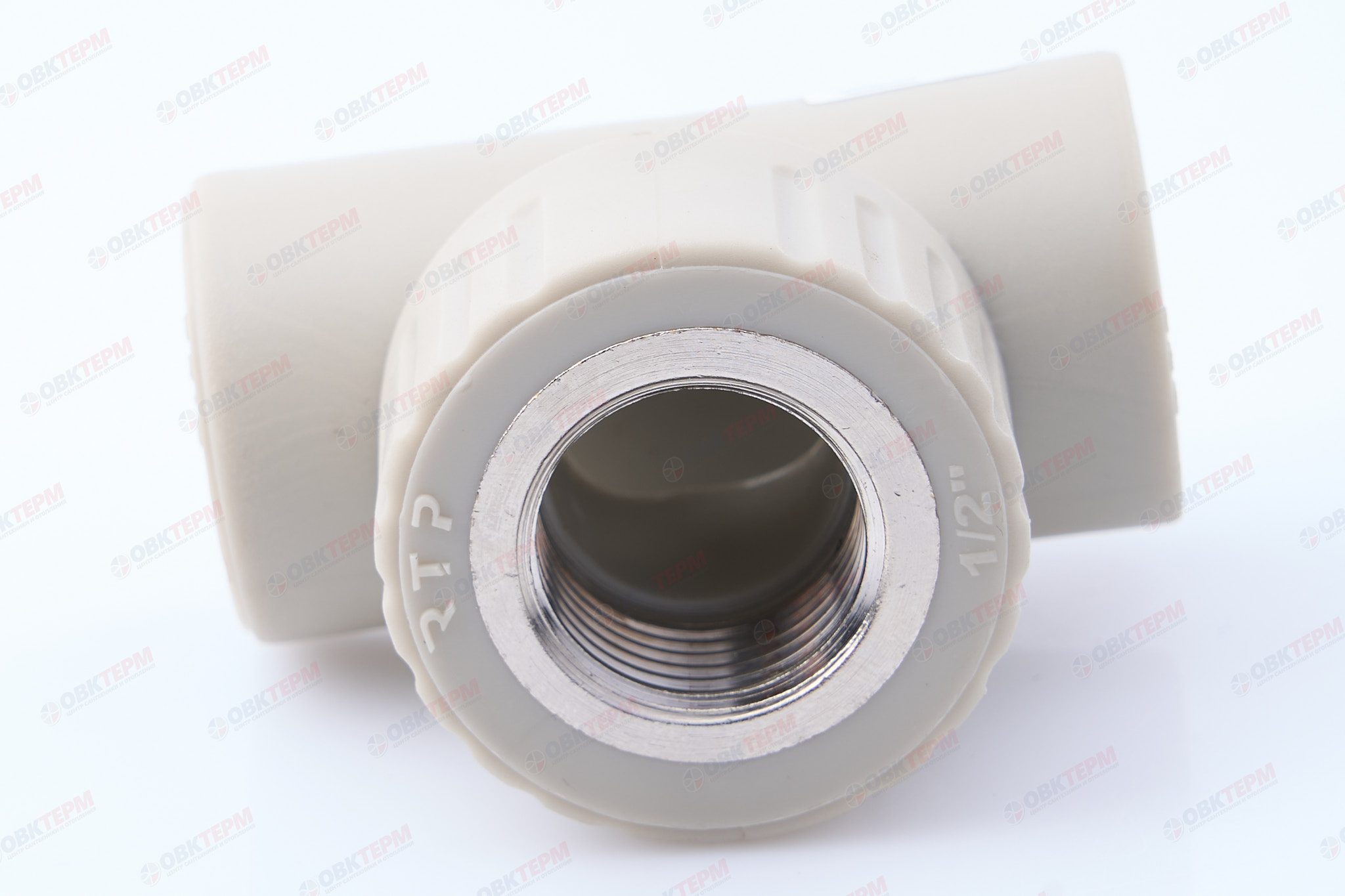 Тройник с МРВ 20 * 1/2" * 20    СЕРЫЙ PP-R   (RTP)     (90/15) - Изображение №4