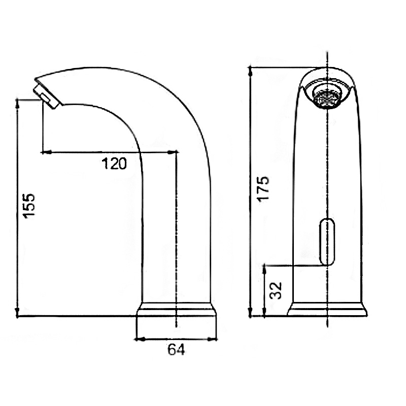 Смеситель д/раковины сенсорный GAPPO G522 латунь /хром - Изображение №2
