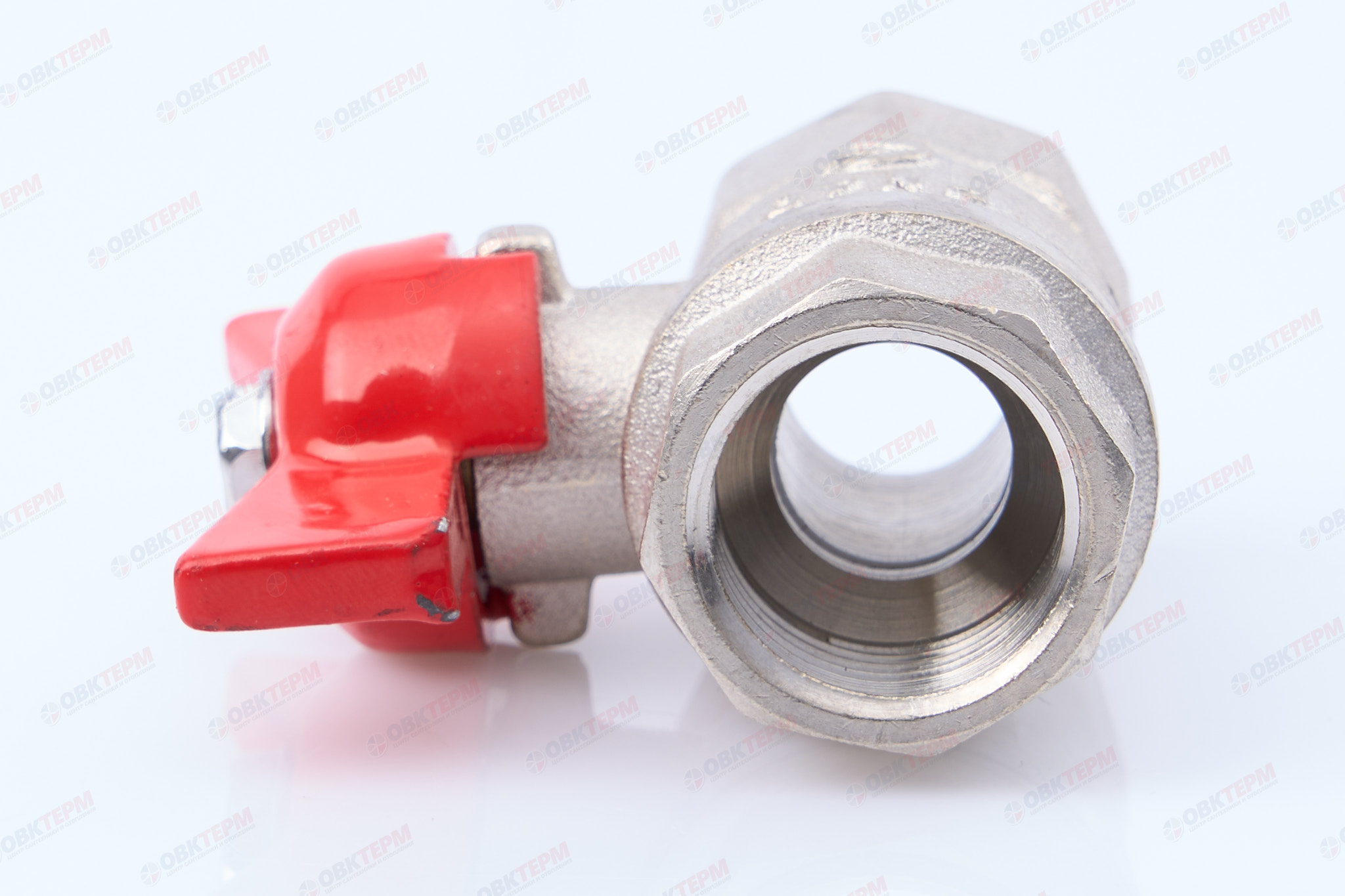 Кран шаровый        Valtec      1/2" ВВ     бабочка ГОСТ     (16/256) - миниатюра №4
