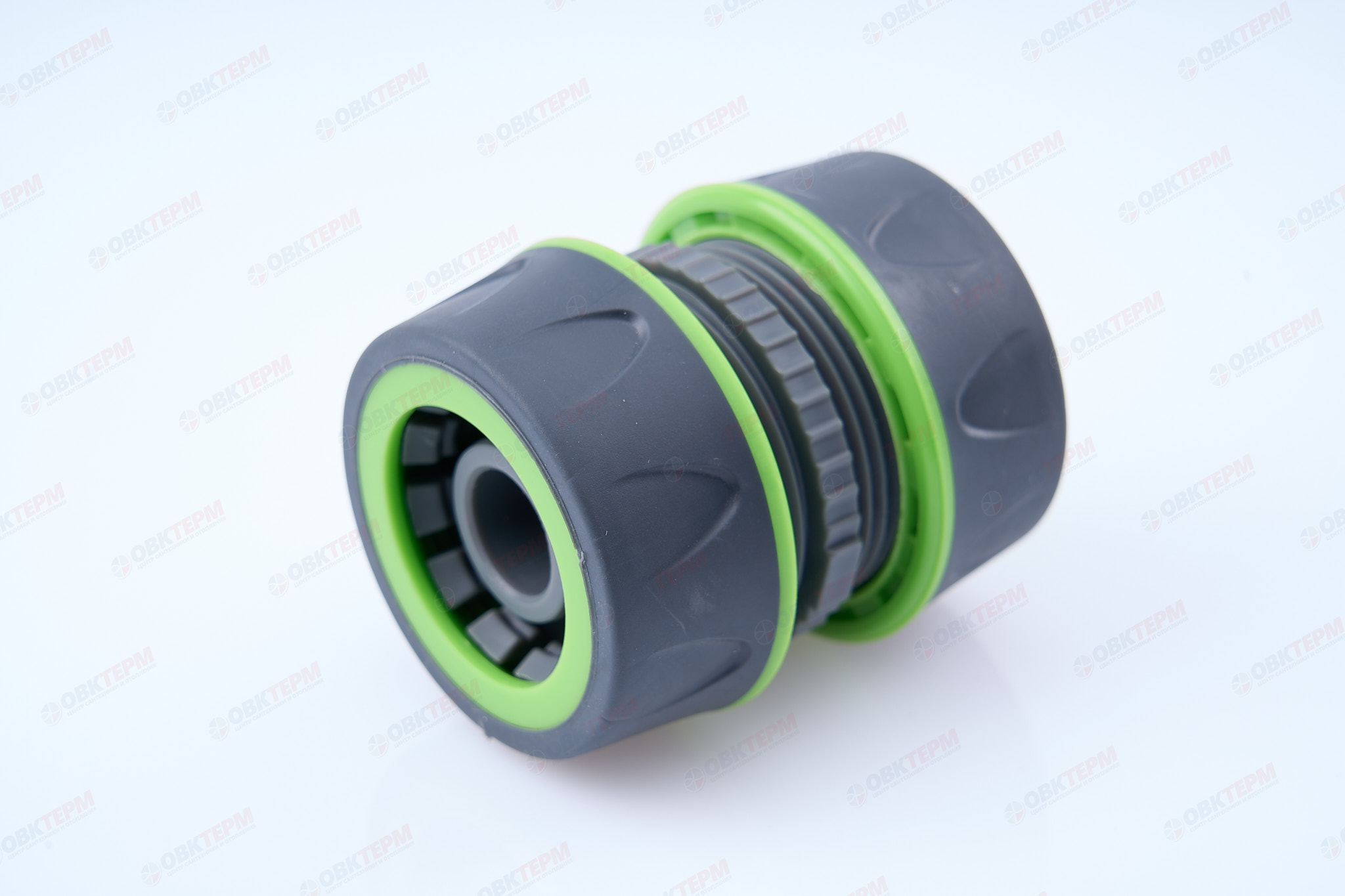 Муфта для шланга ремонтная,  3/4" (ABS+TPR, блистер) (240/24 шт)PLAMIX/CRAB PRO PL-4514 - Изображение №1