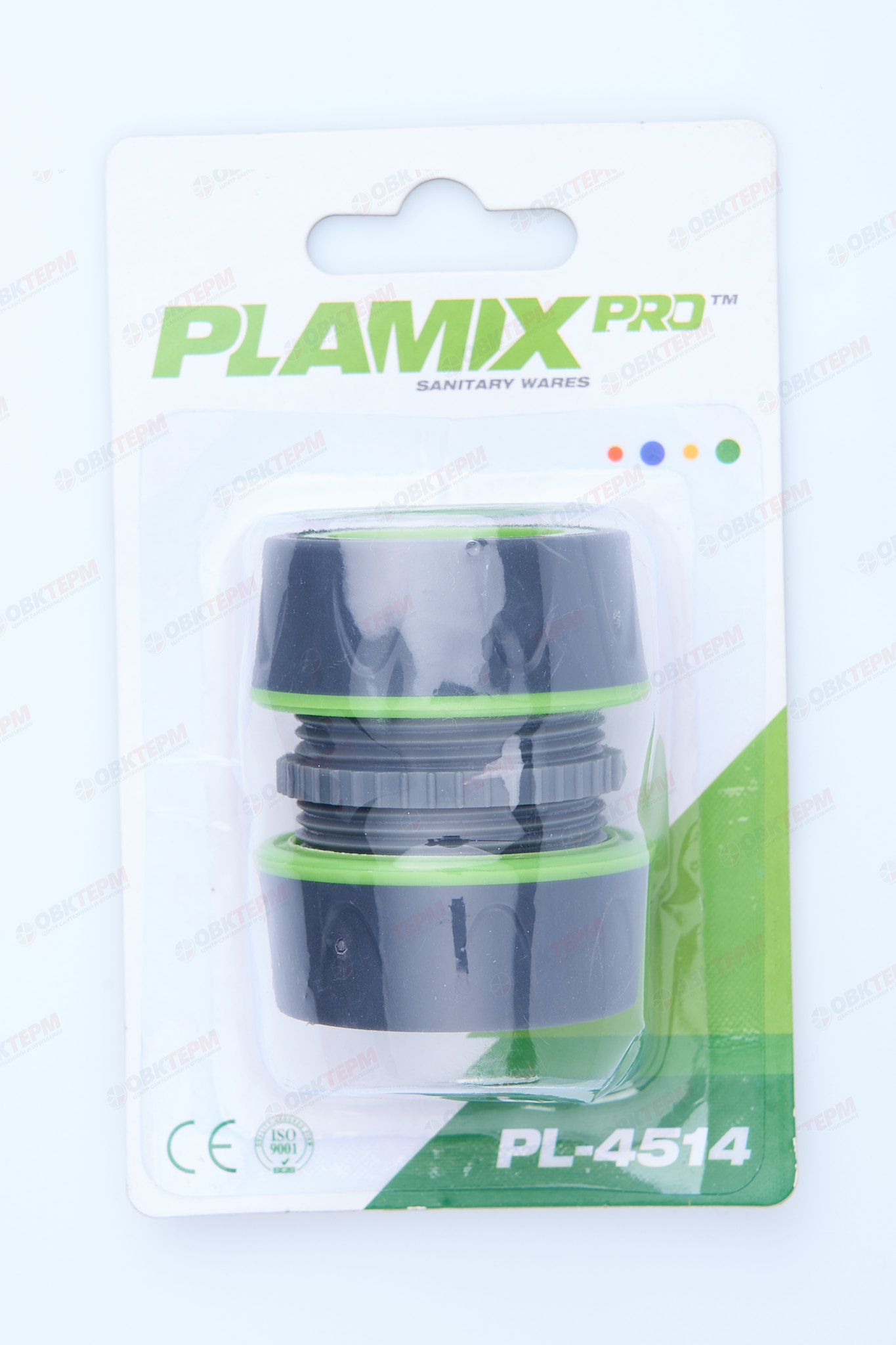 Муфта для шланга ремонтная,  3/4" (ABS+TPR, блистер) (240/24 шт)PLAMIX/CRAB PRO PL-4514 - Изображение №5