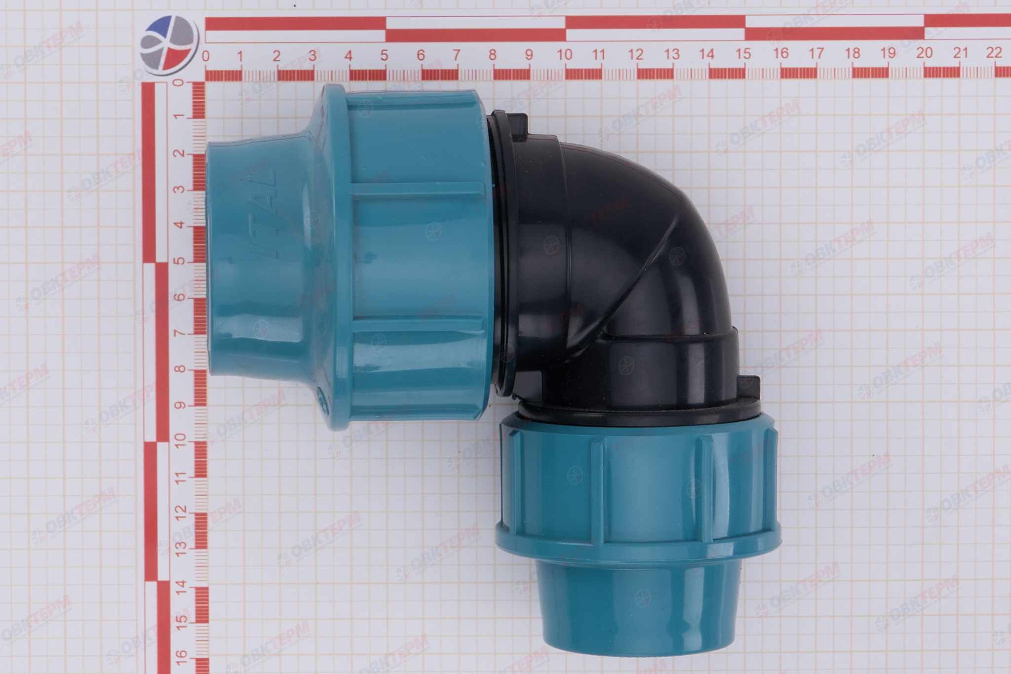 Угол - переход соед.    50 * 40     ПНД  ИТАЛ - миниатюра №5