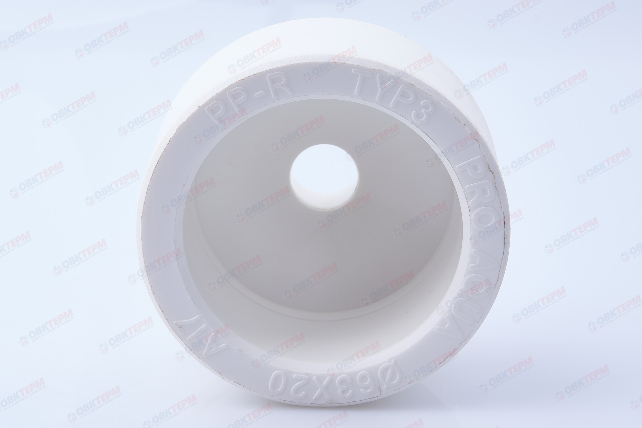 Муфта переход. 63*20   ВВ   БЕЛАЯ   (PRO AQUA)    (100) - миниатюра №3
