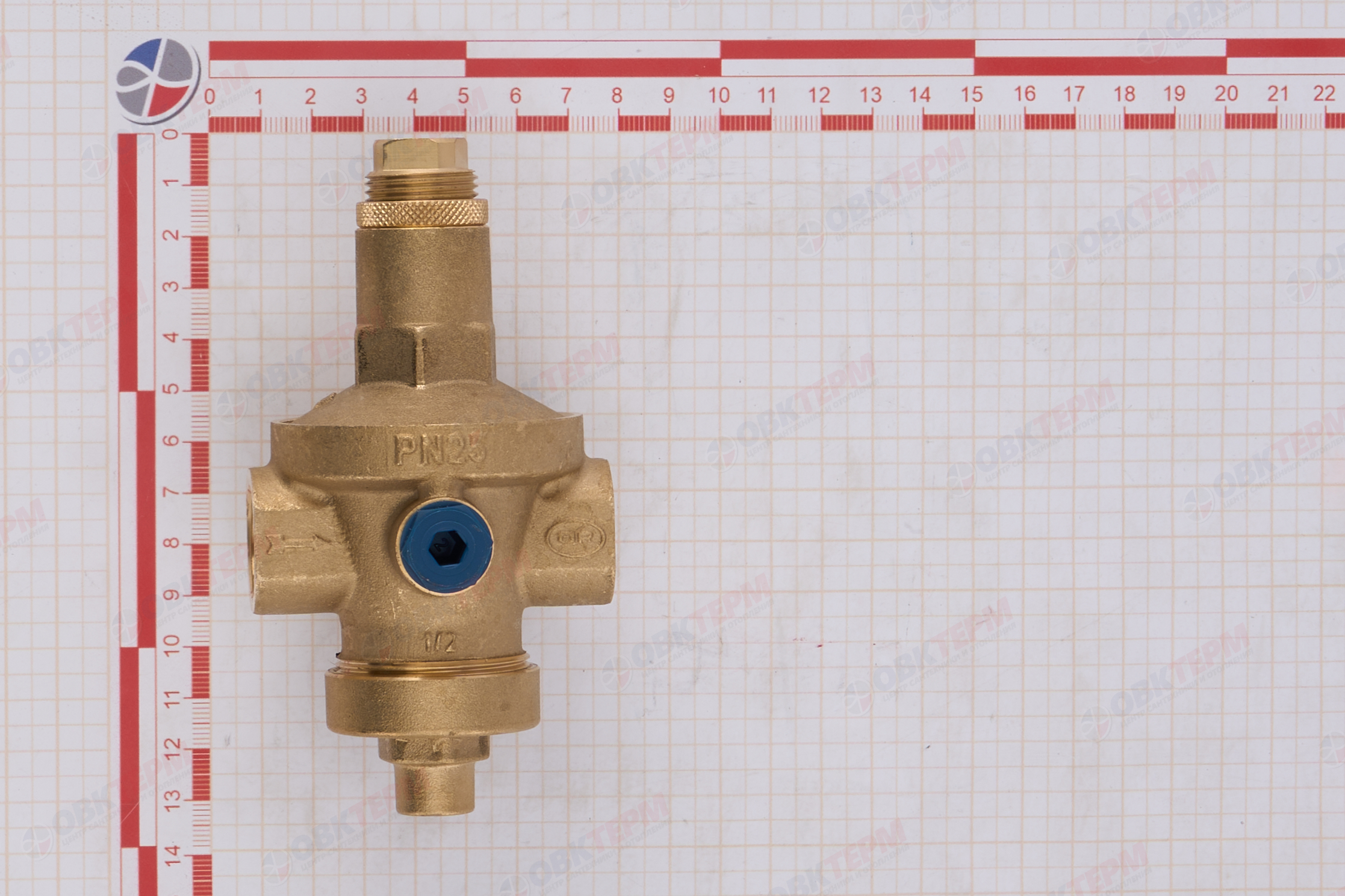 Редуктор давления мембранный RIO EXPORT VALTEC PN25 от 1 до 7 бар  1/2” (аналог VT.085.N.04)  1уп/30 - миниатюра №7