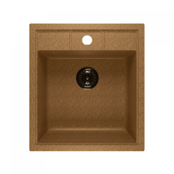 Мойка прямоугольная  510*455*210 мм GRANMILL 39 (терракот + блестки) - изображение №1